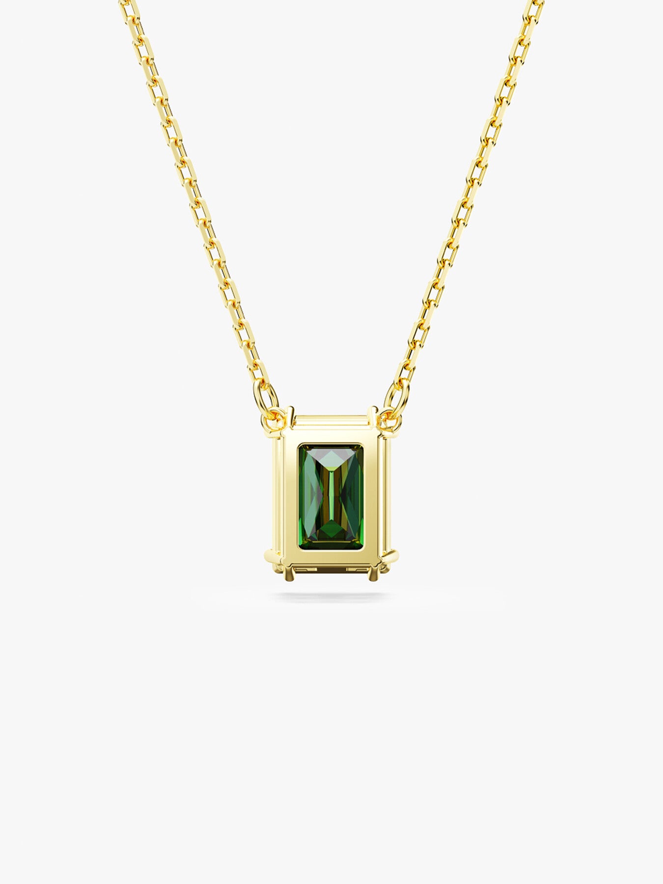 Matrix Rectangular Cut Pendant Necklace