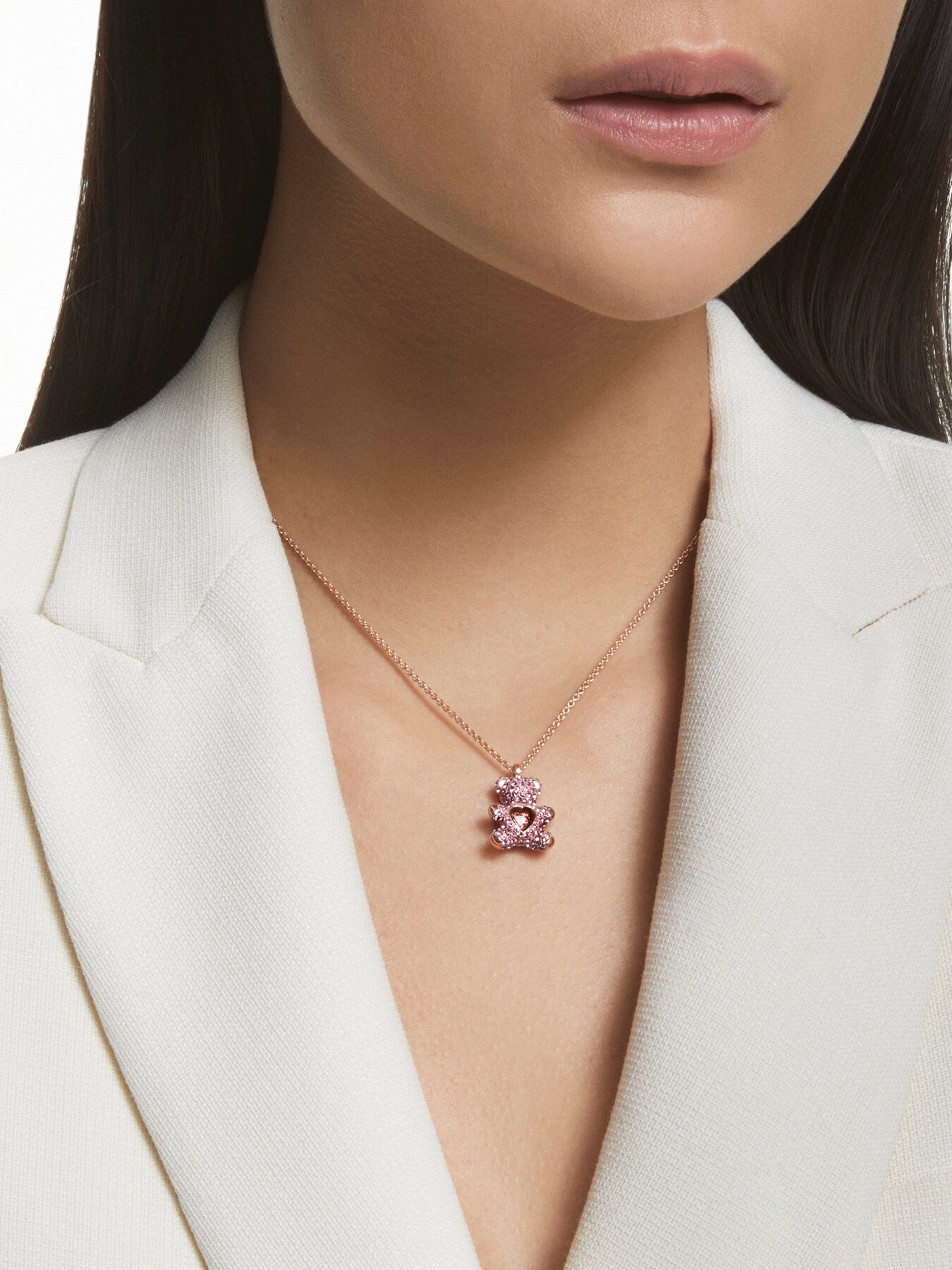 Teddy Bear Pendant Necklace