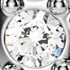 Rhodium Plated/White