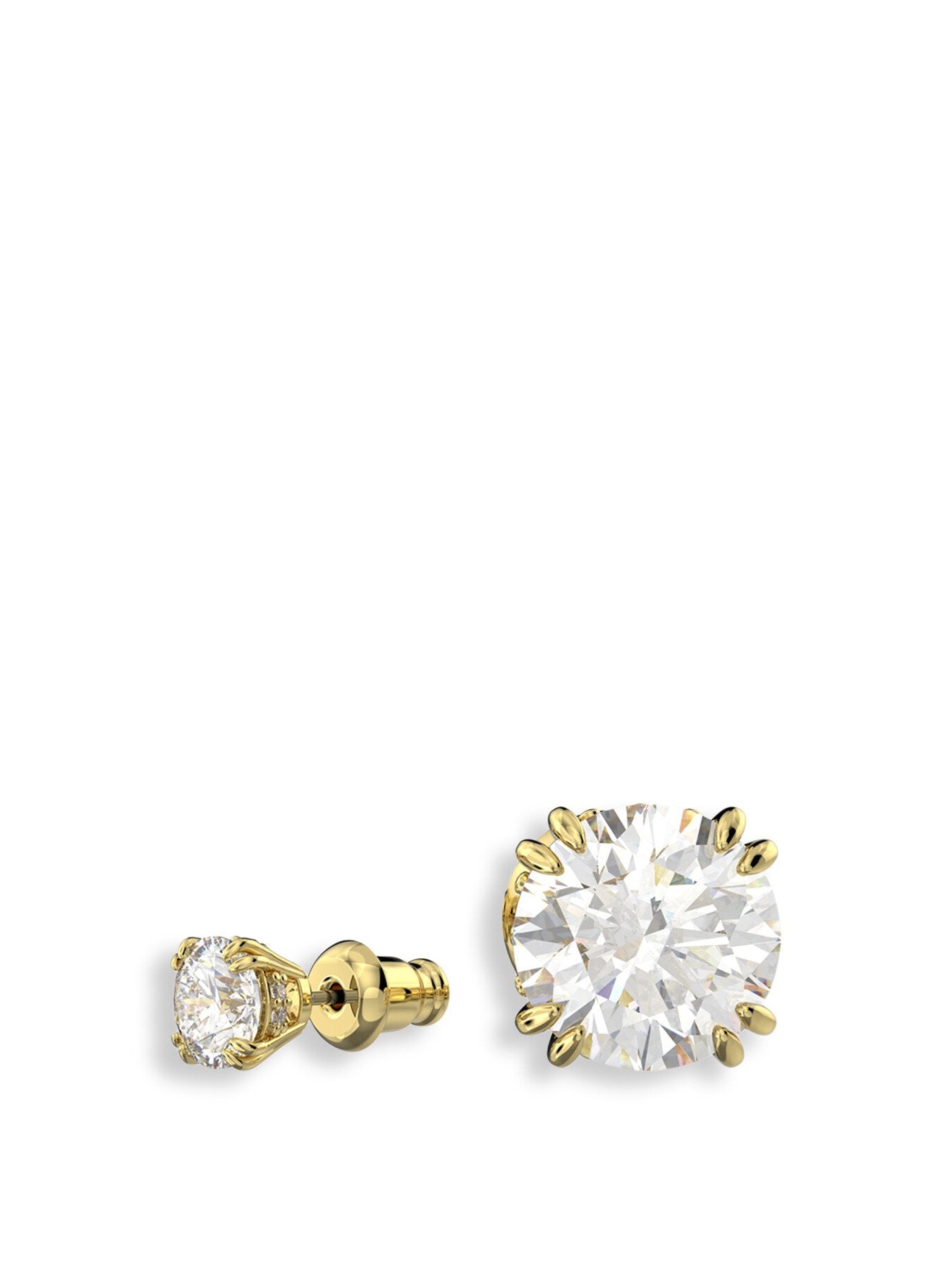 Constella Round Cut Stud Earrings