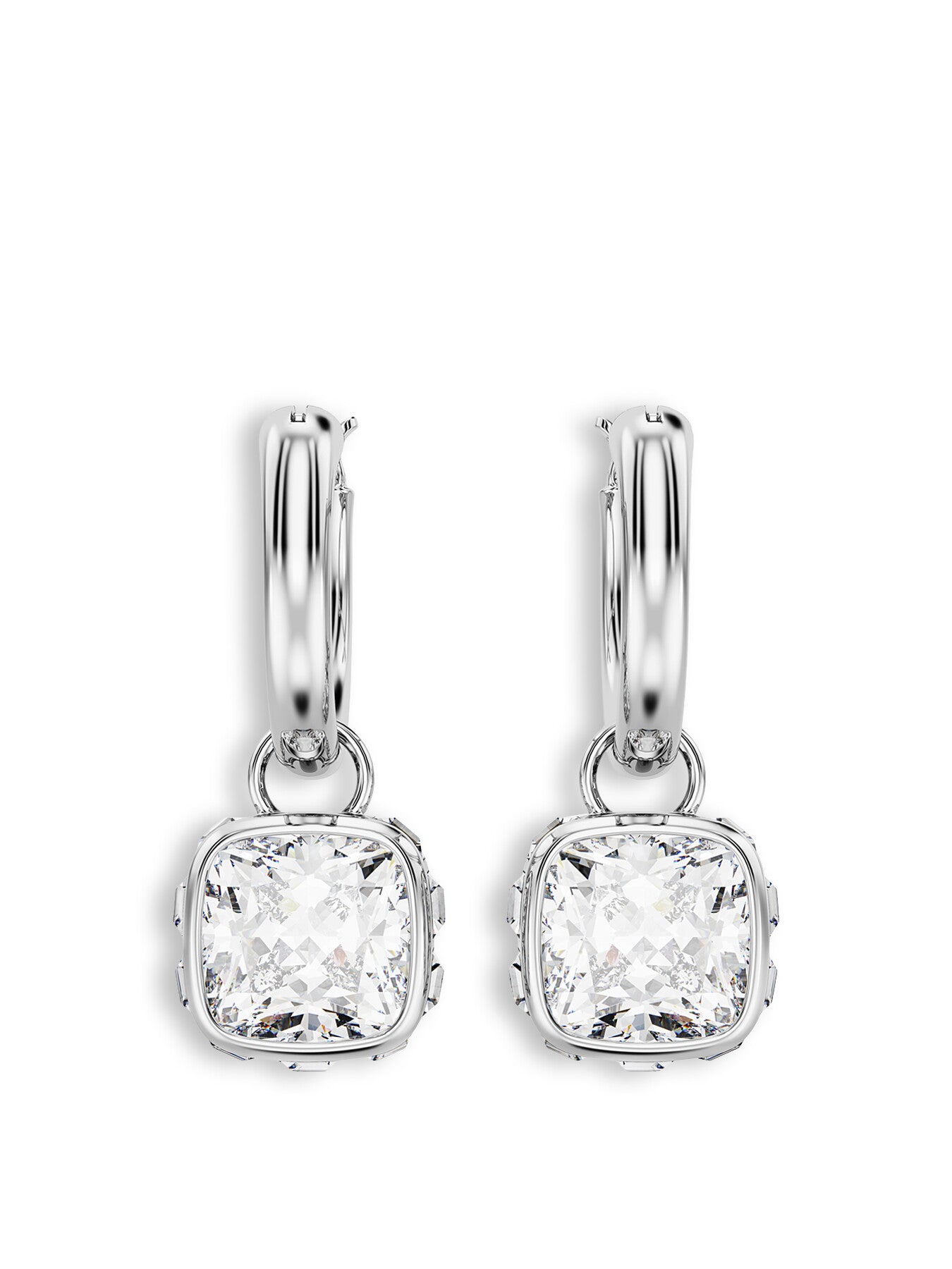 Stilla Square Cut Drop Earrings