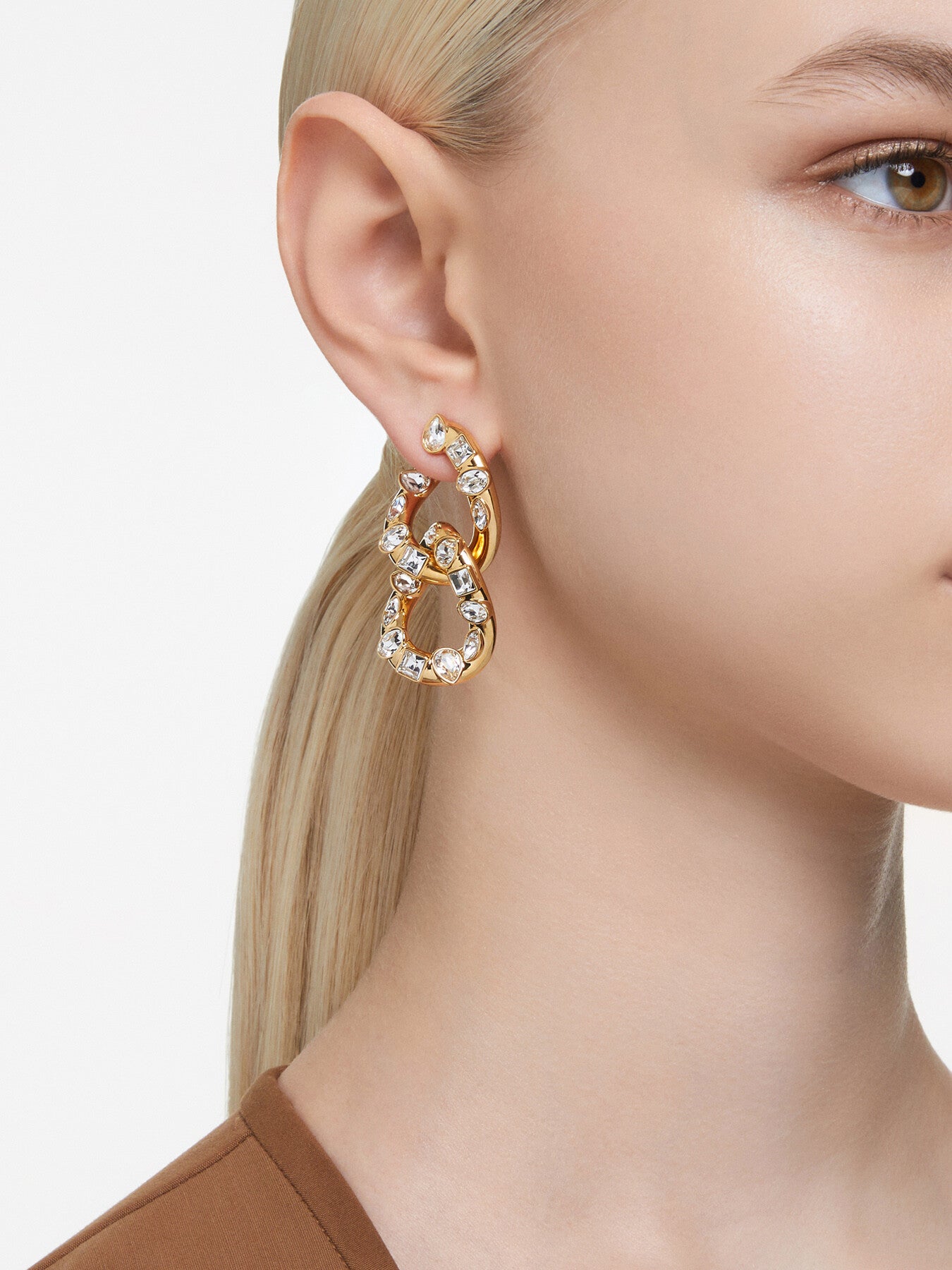 Dextera Interlocking Hoop Earrings