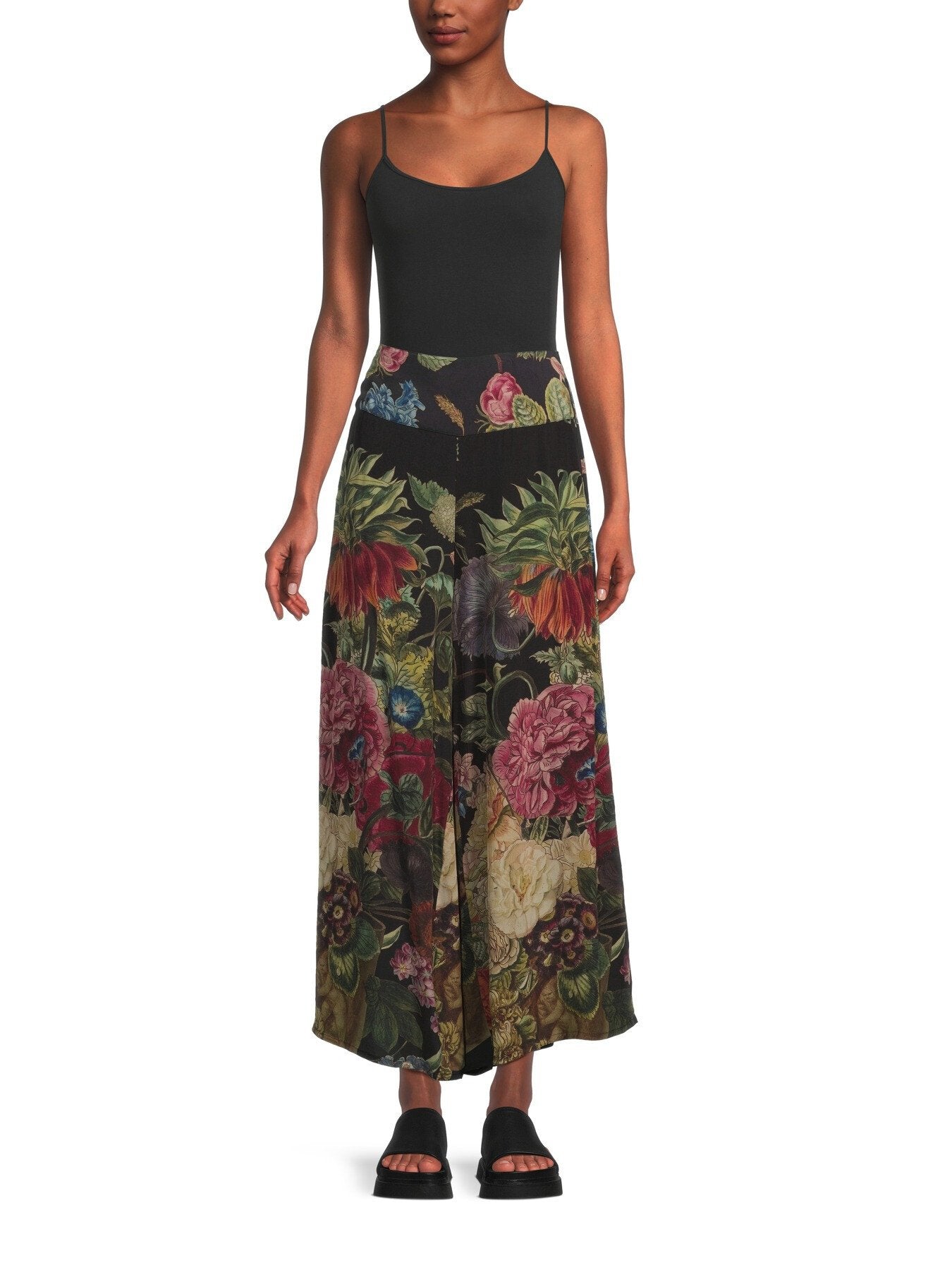 Crepe Palazzo Pants