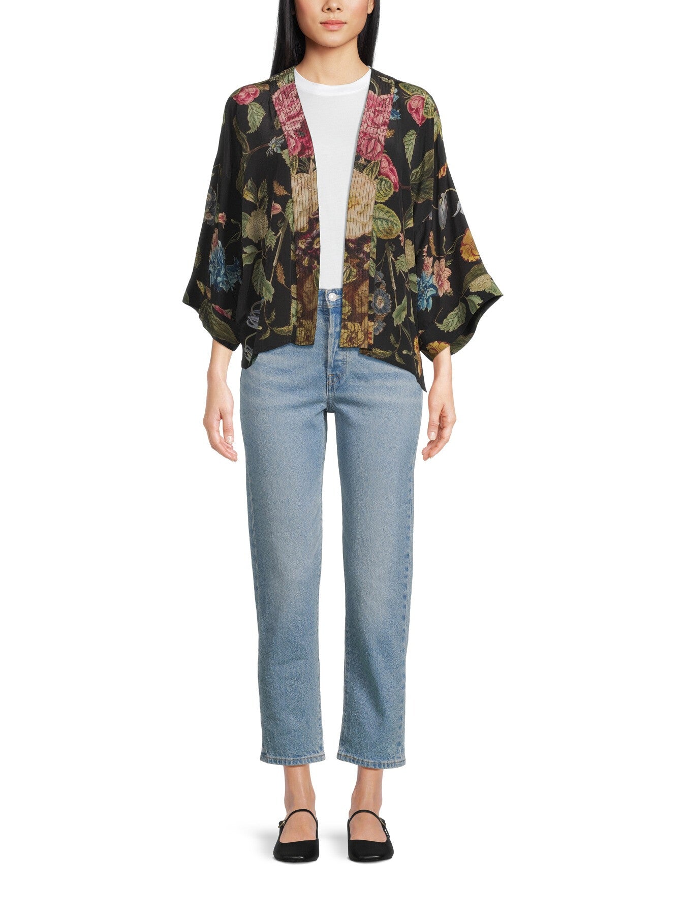 Crepe Kimono Jacket
