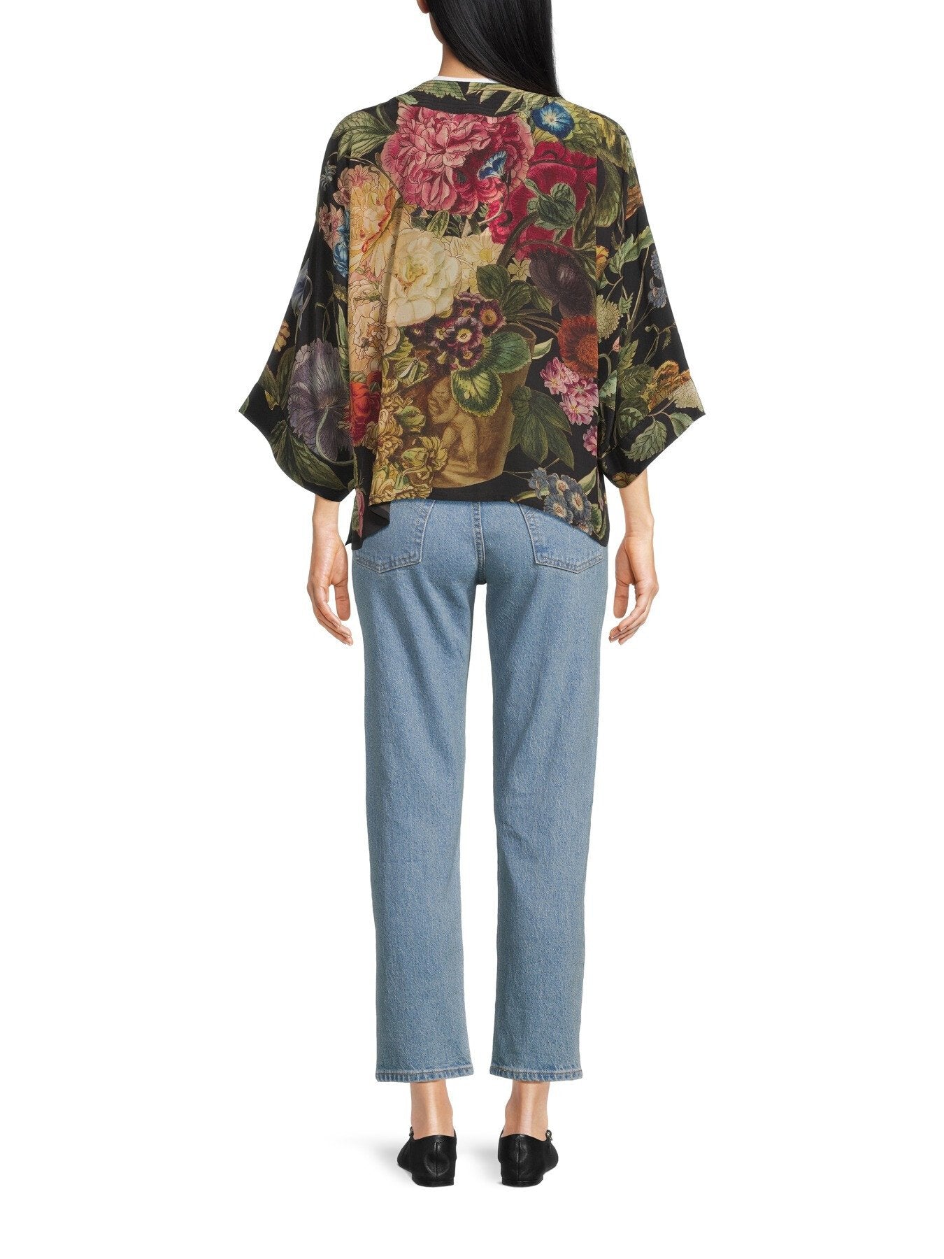 Crepe Kimono Jacket