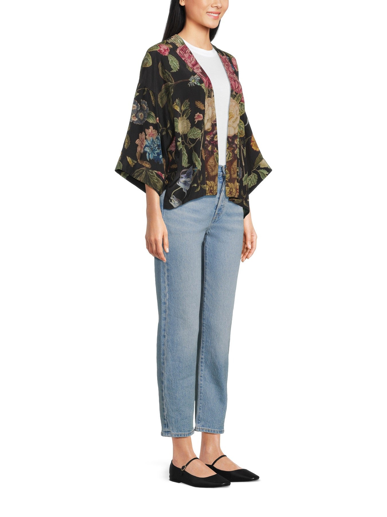 Crepe Kimono Jacket