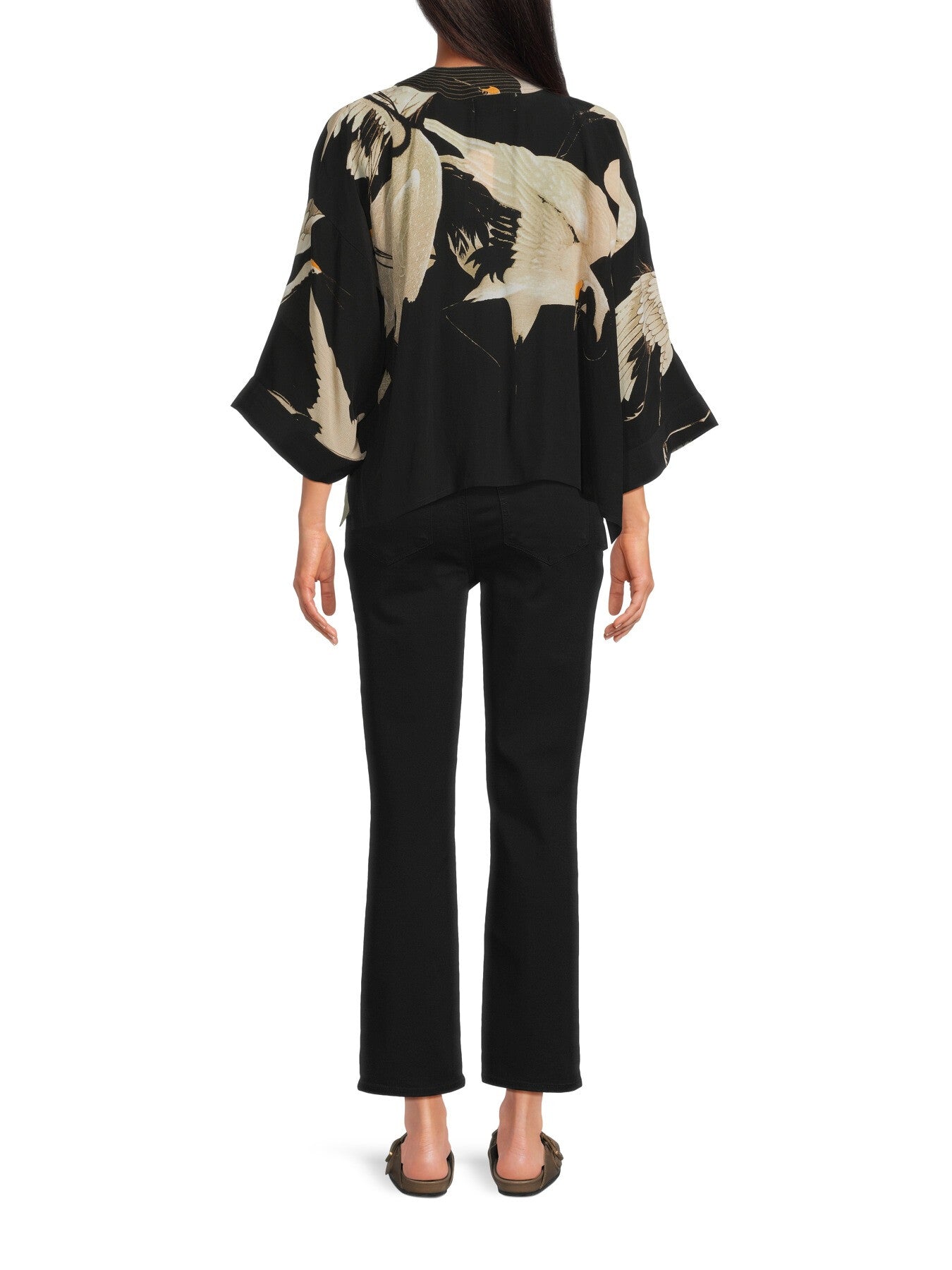 Crepe Kimono Jacket