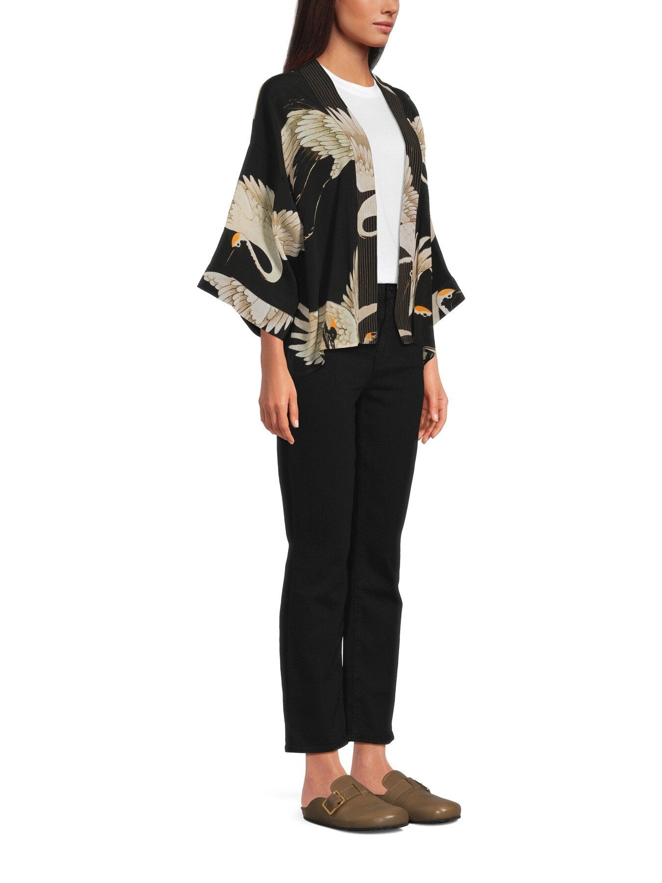 Crepe Kimono Jacket
