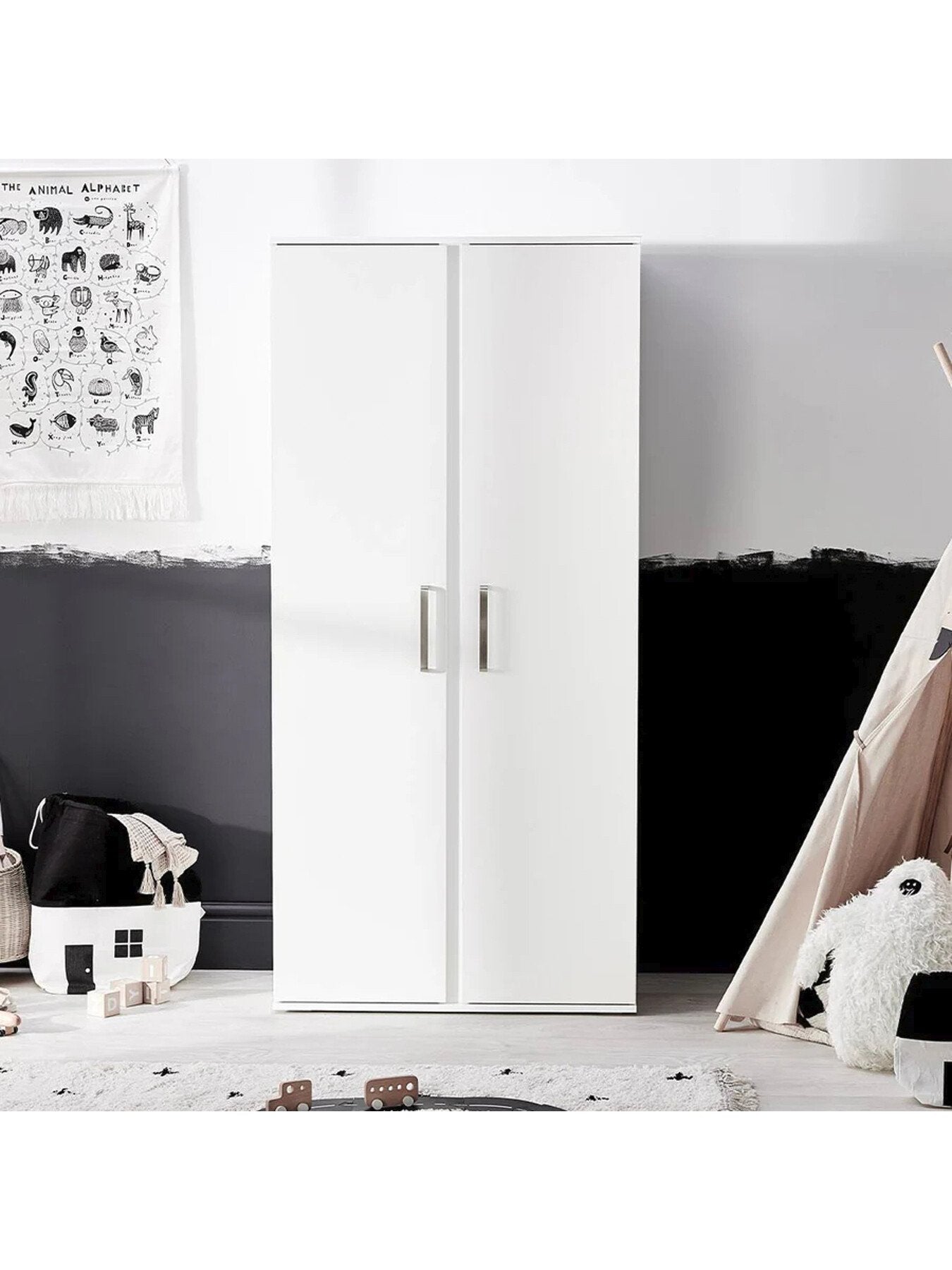 Finchley White Wardrobe