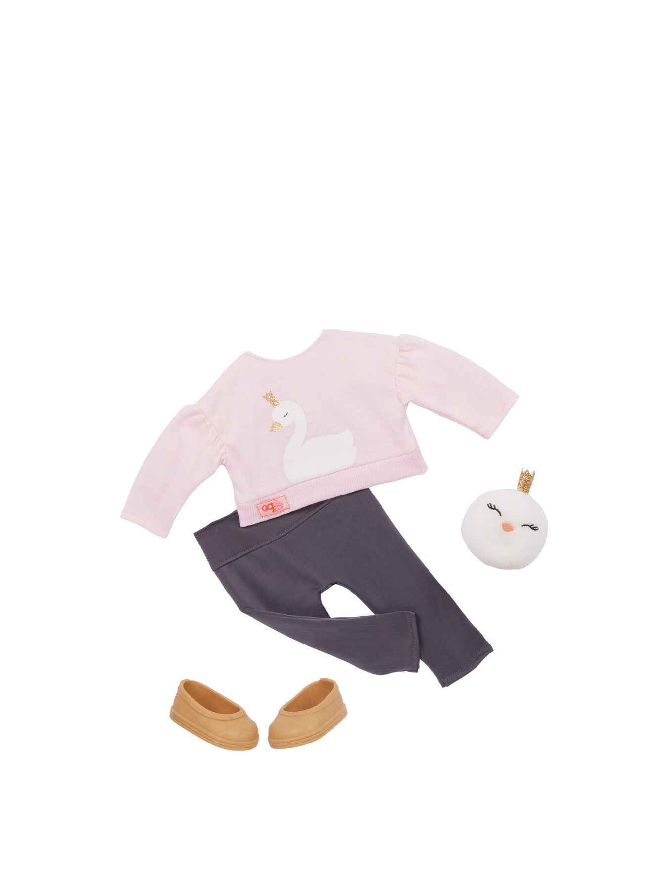 Doll with Sweater Plush Swan Eliana