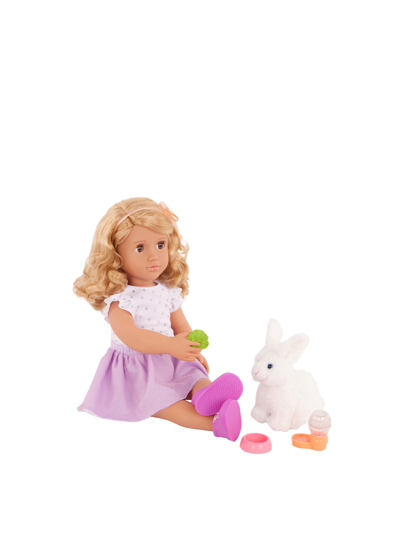 Deluxe Pet Lover Doll with Book Tabby