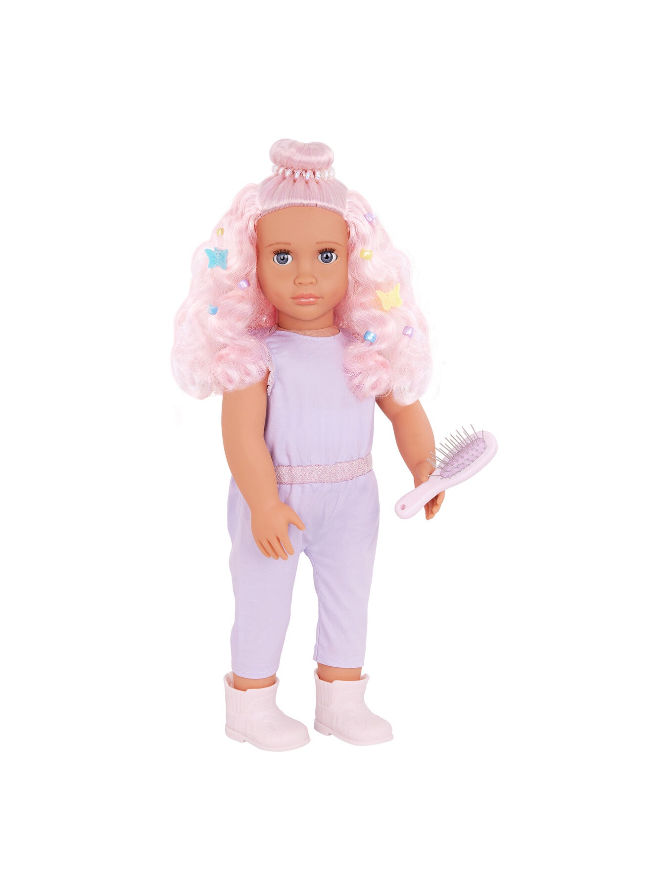 Hair Play Doll with Pet Foal Elara and Lumina