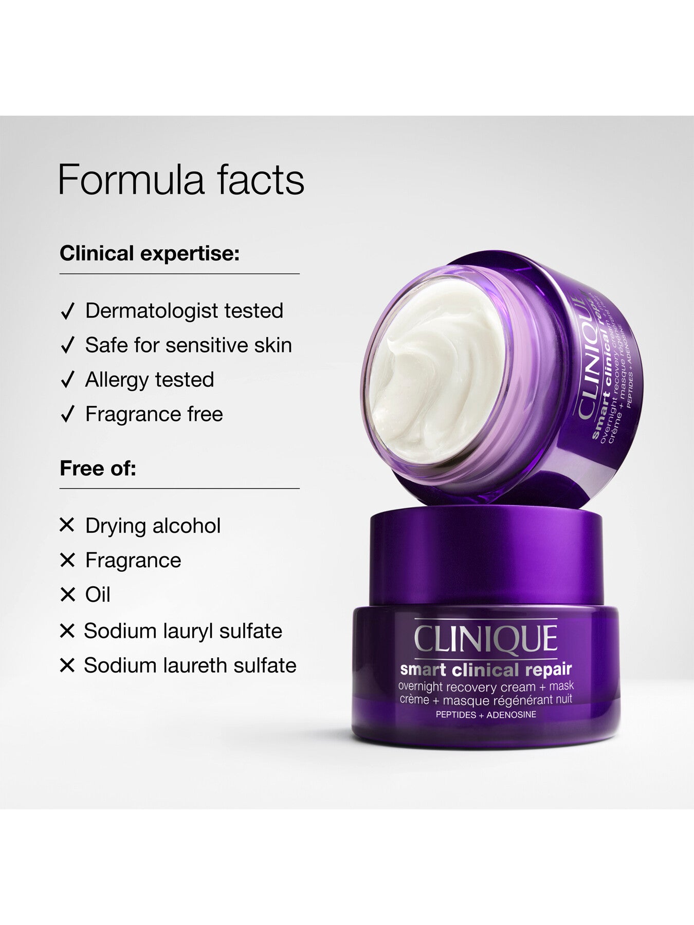 Clinique Smart Clinical Repair™ Overnight Recovery Cream Mask