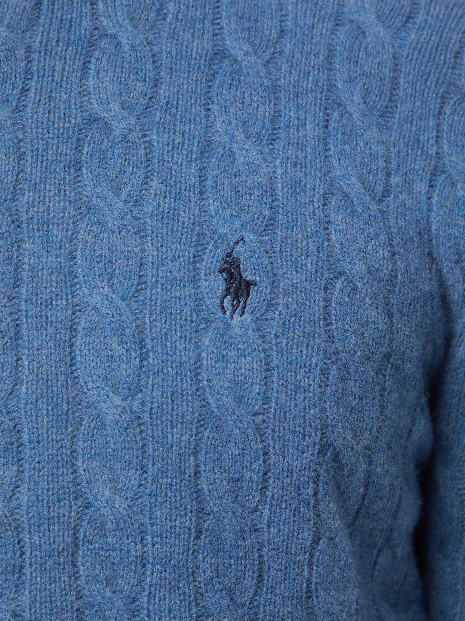 Cable Knit Wool Cashmere Sweater