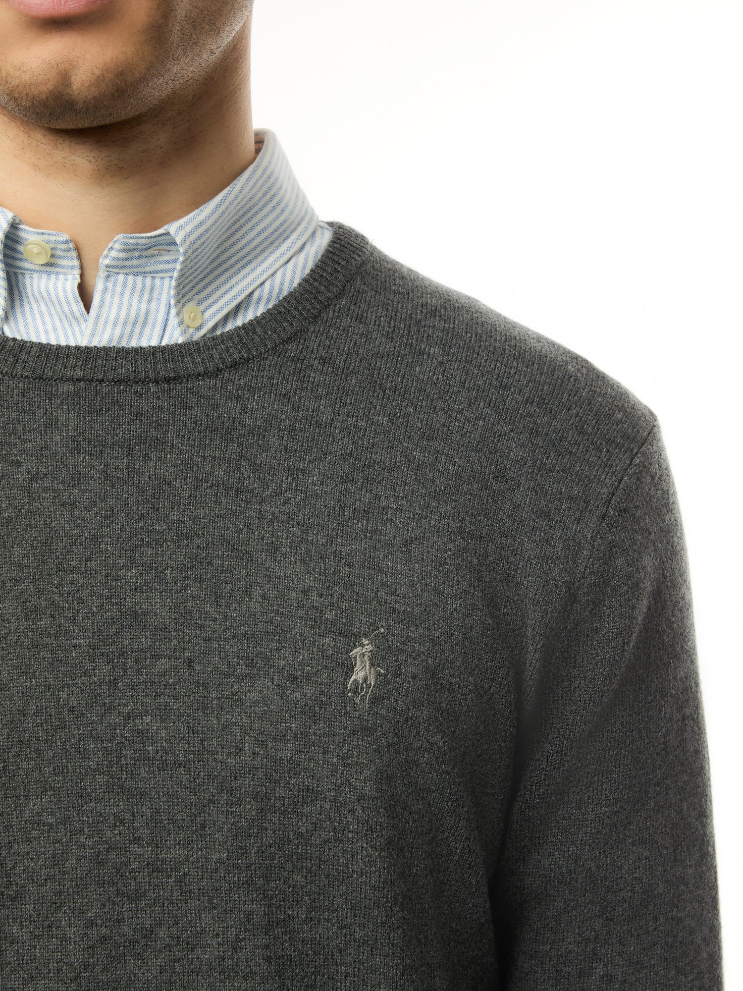 Soft Merino Wool Crewneck Sweater