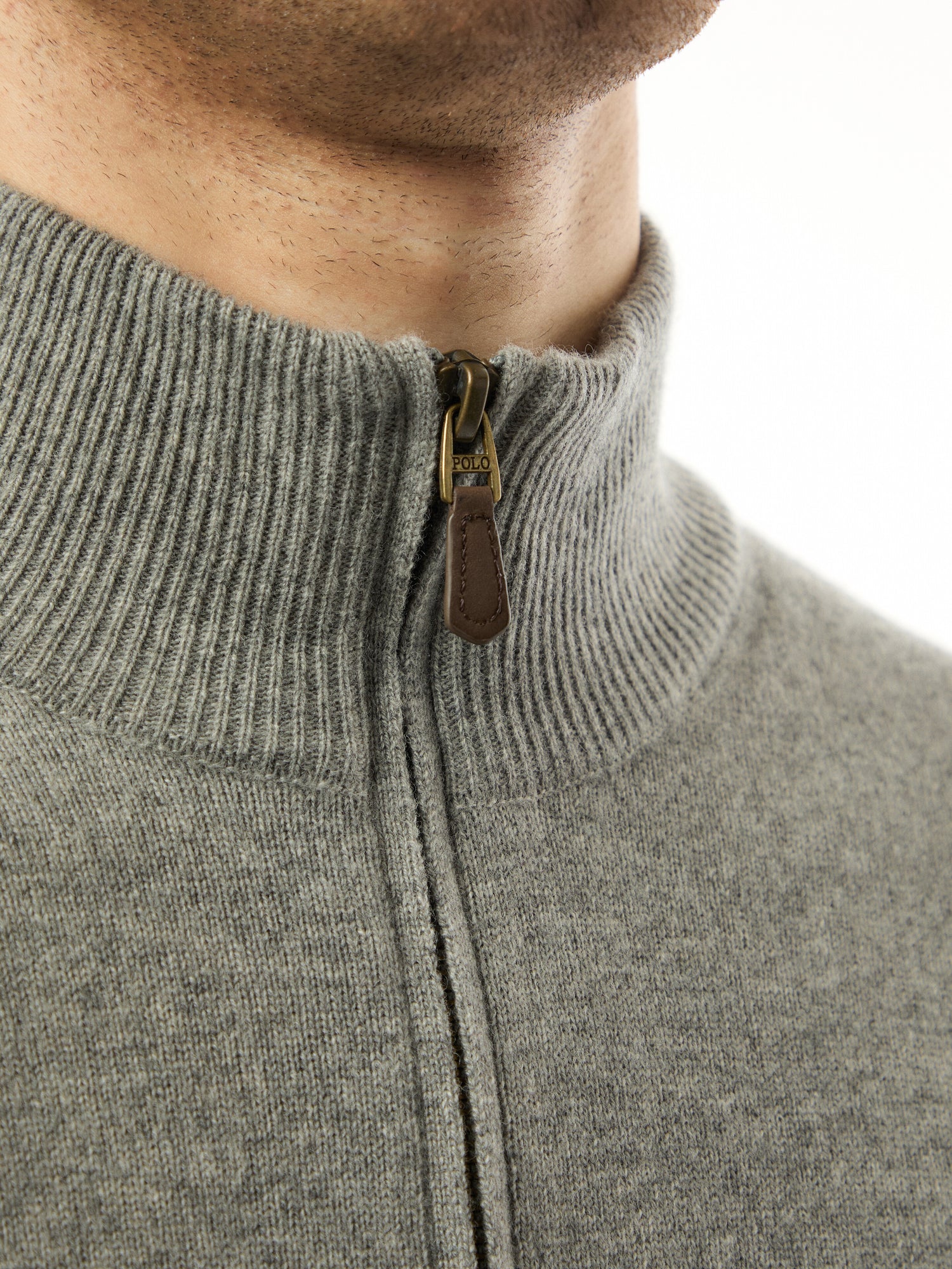 Quarter Zip Merino Wool Sweater