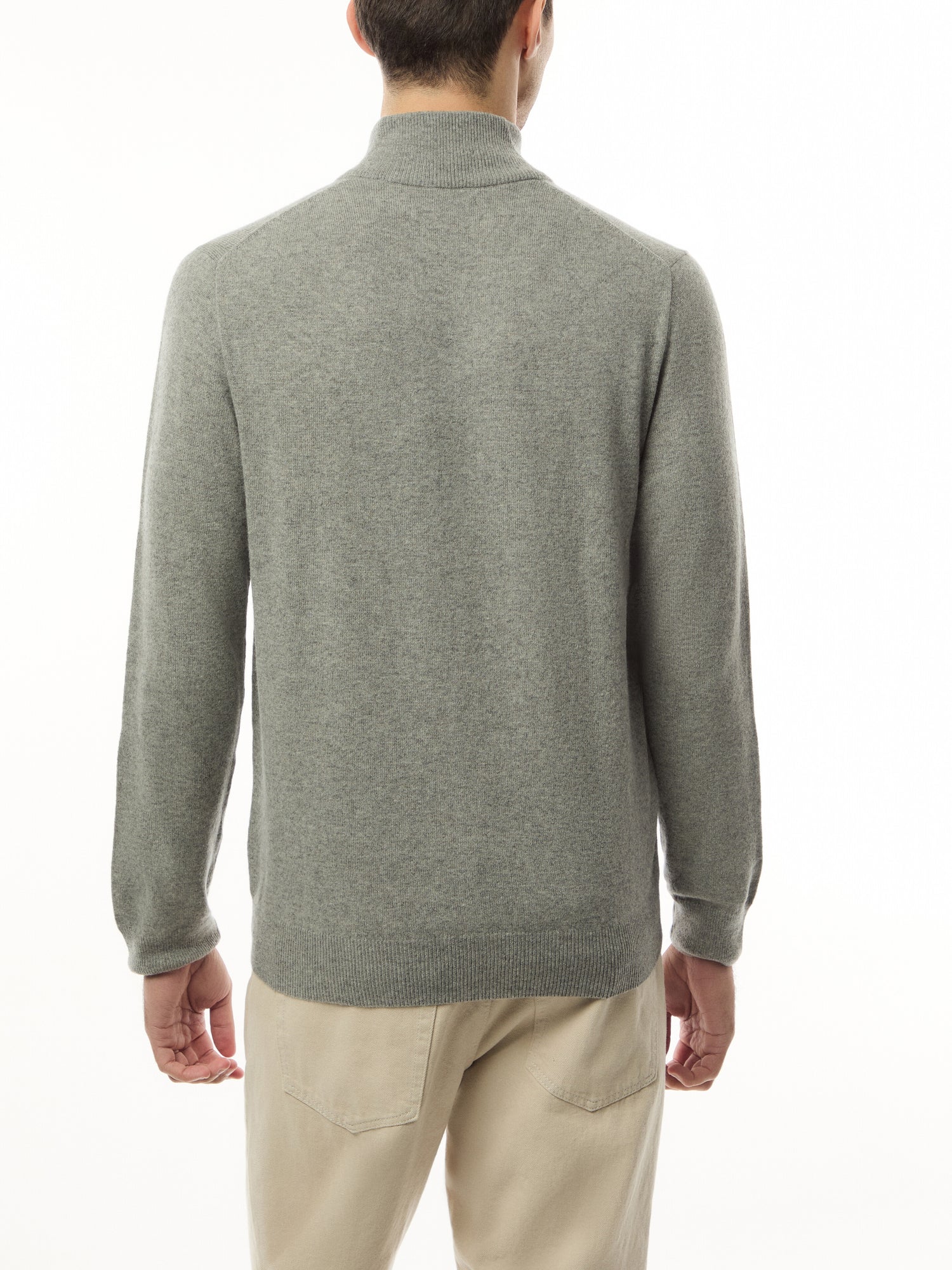 Quarter Zip Merino Wool Sweater