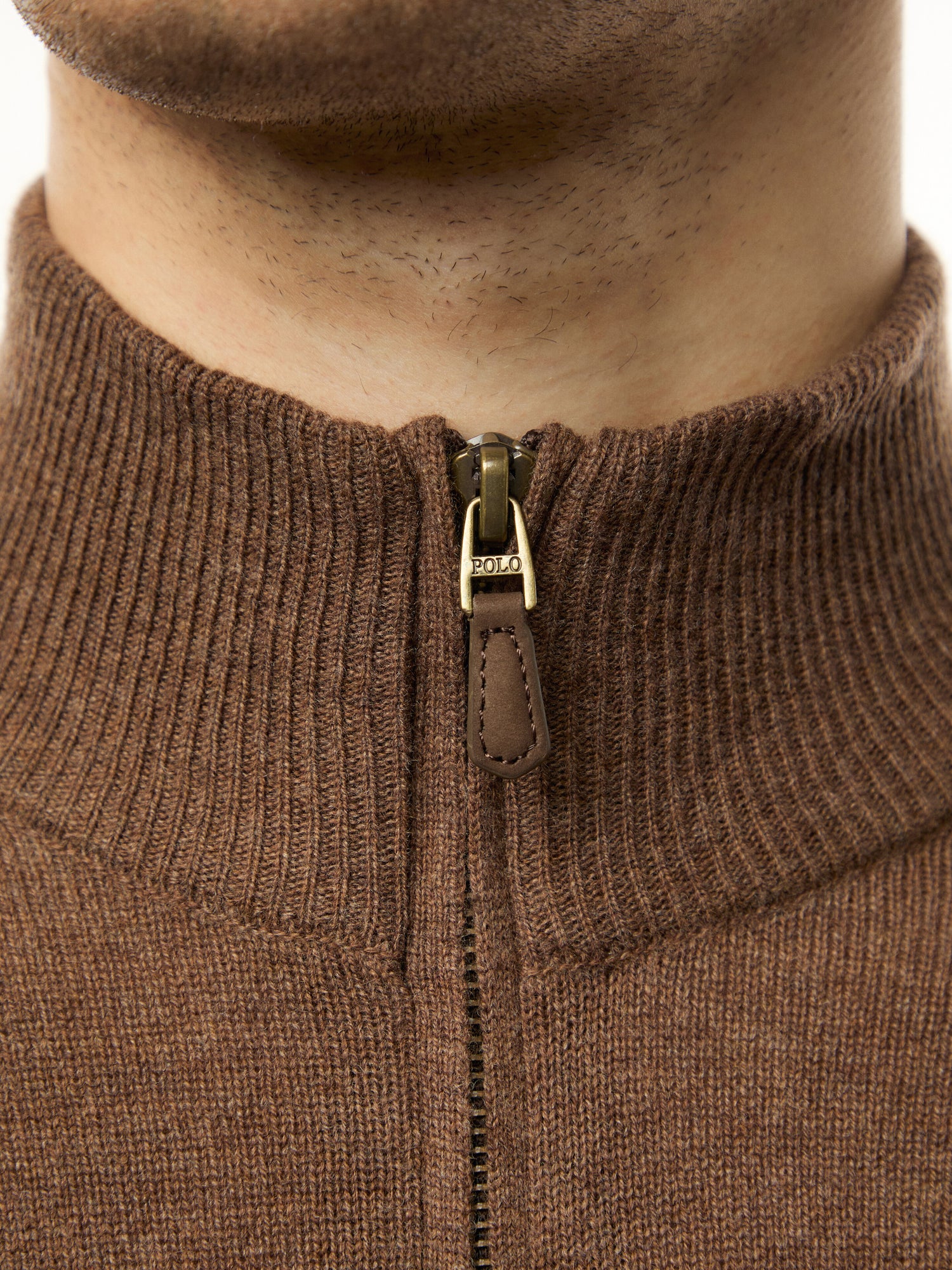 Quarter Zip Merino Wool Sweater
