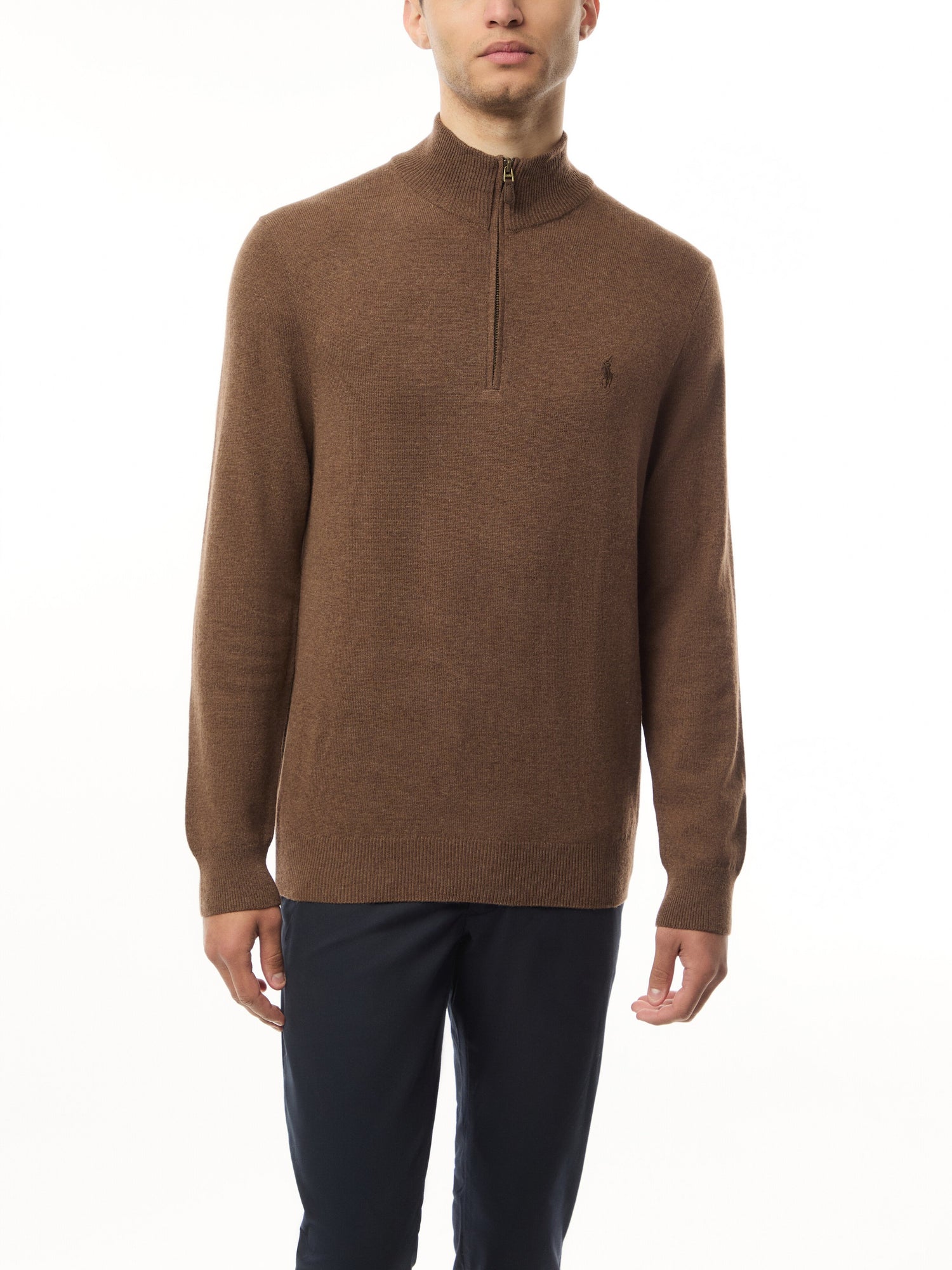 Quarter Zip Merino Wool Sweater