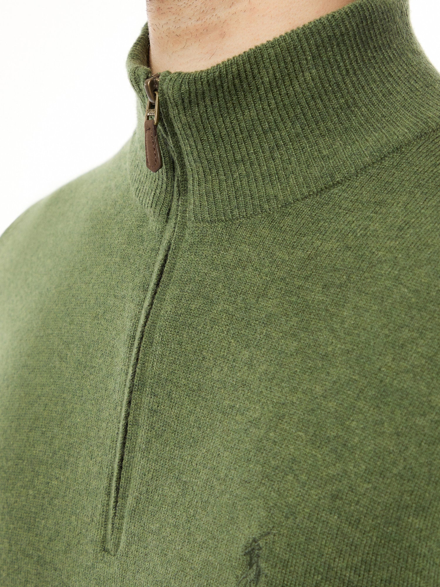 Quarter Zip Merino Wool Sweater