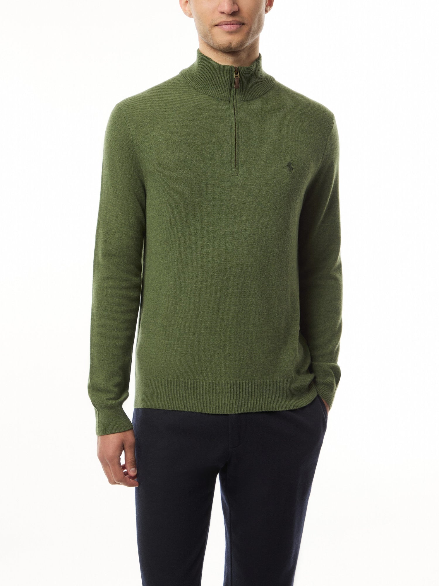 Quarter Zip Merino Wool Sweater