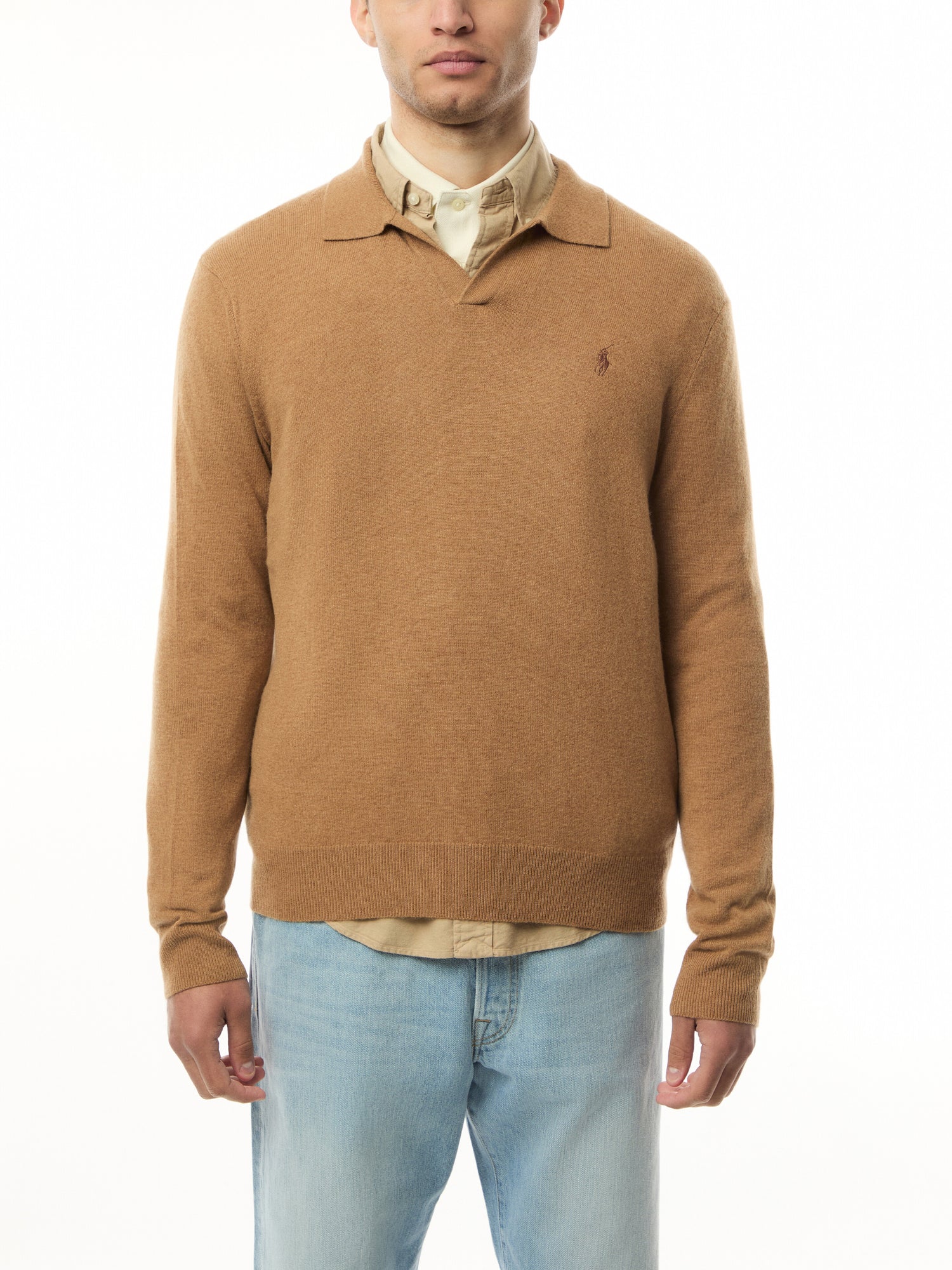 Johnny Merino Wool Collar Sweater