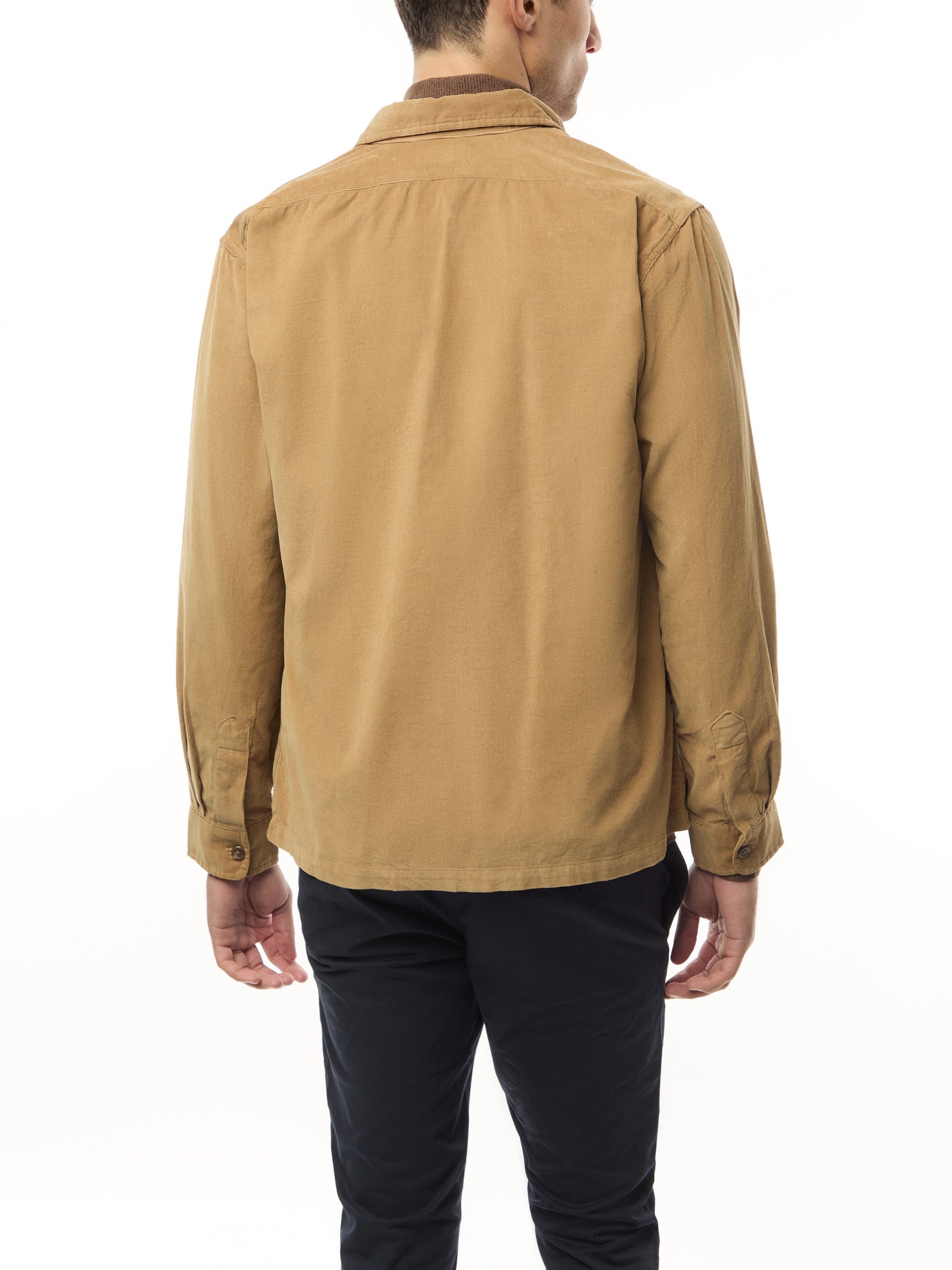 Corduroy Zip Through Overshirt