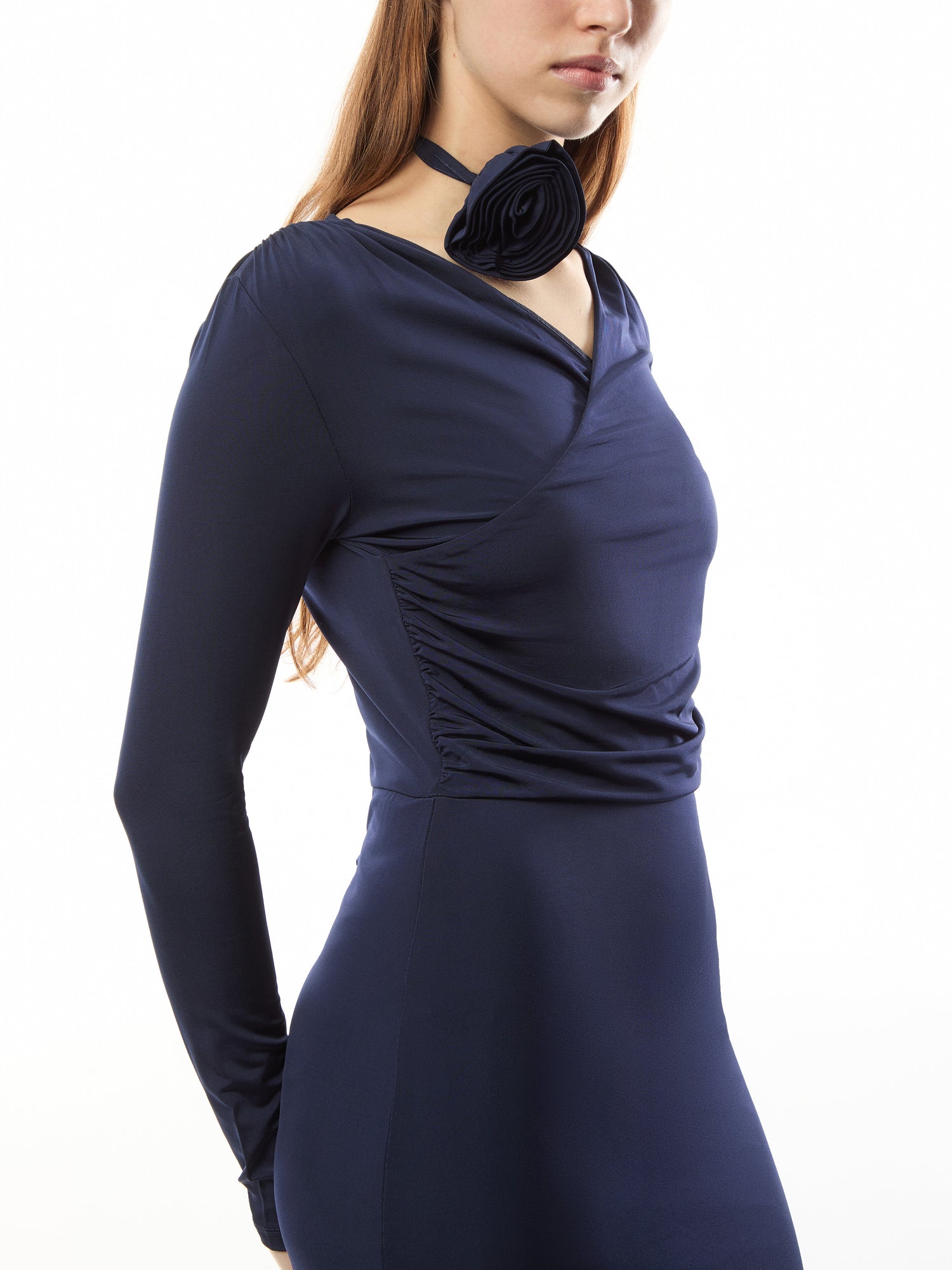 Fagotto Midi Wrap Dress