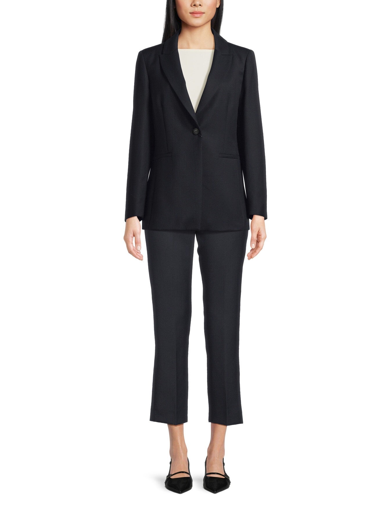 Yaqui Wool Blend Single Breasted Blazer