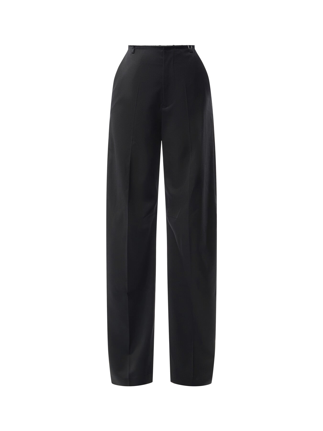 Raw Edge Poly Trousers