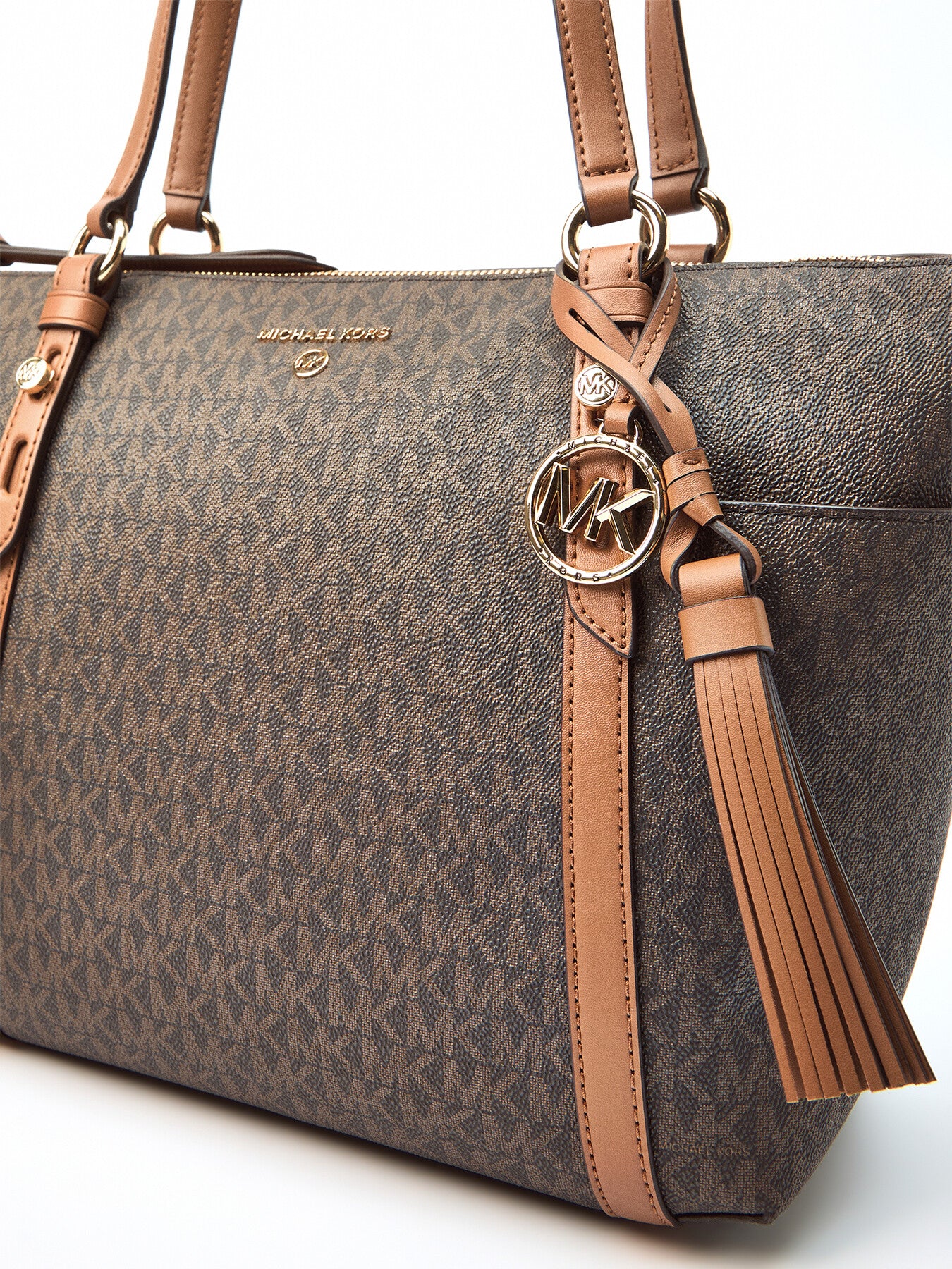 Sullivan Medium Logo Top-Zip Tote Bag