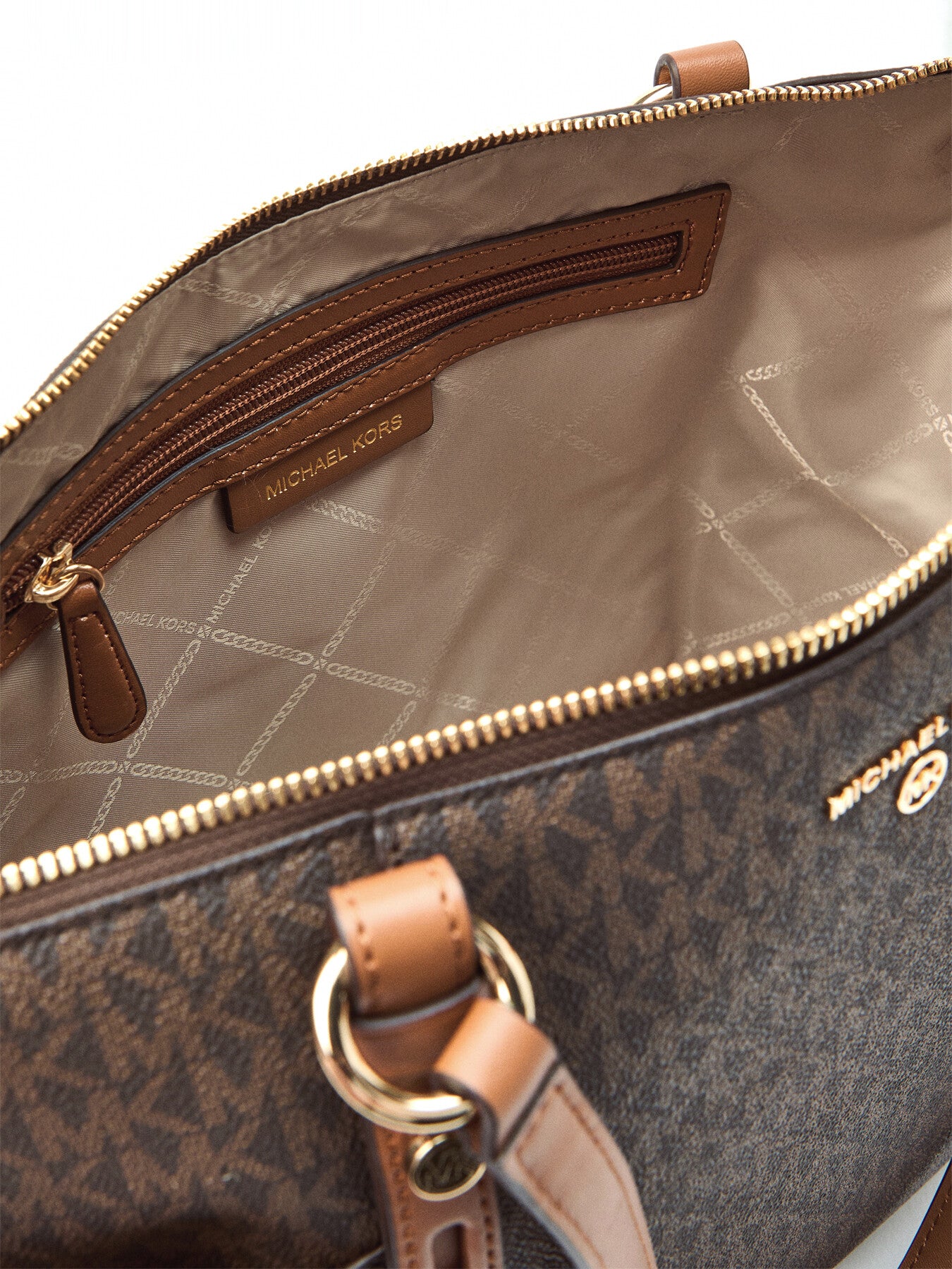 Sullivan Medium Logo Top-Zip Tote Bag
