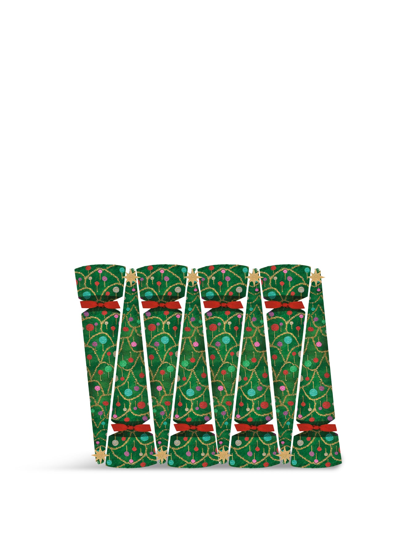 Crackers Merry & Bright Christmas Decoration Green