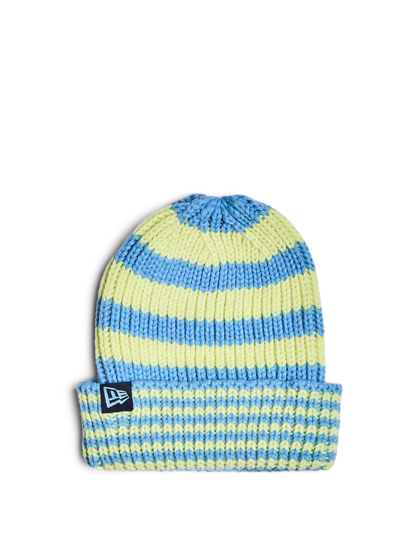 Stripe Knit Beanie Hat