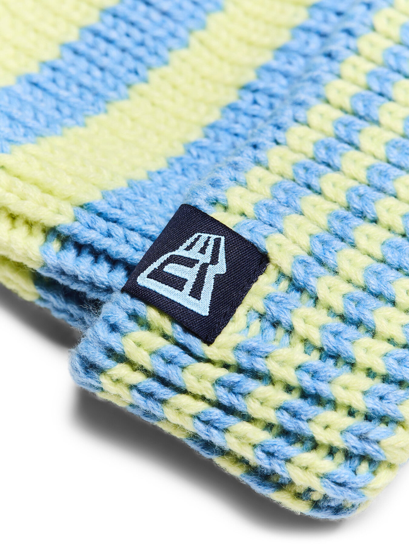 Stripe Knit Beanie Hat