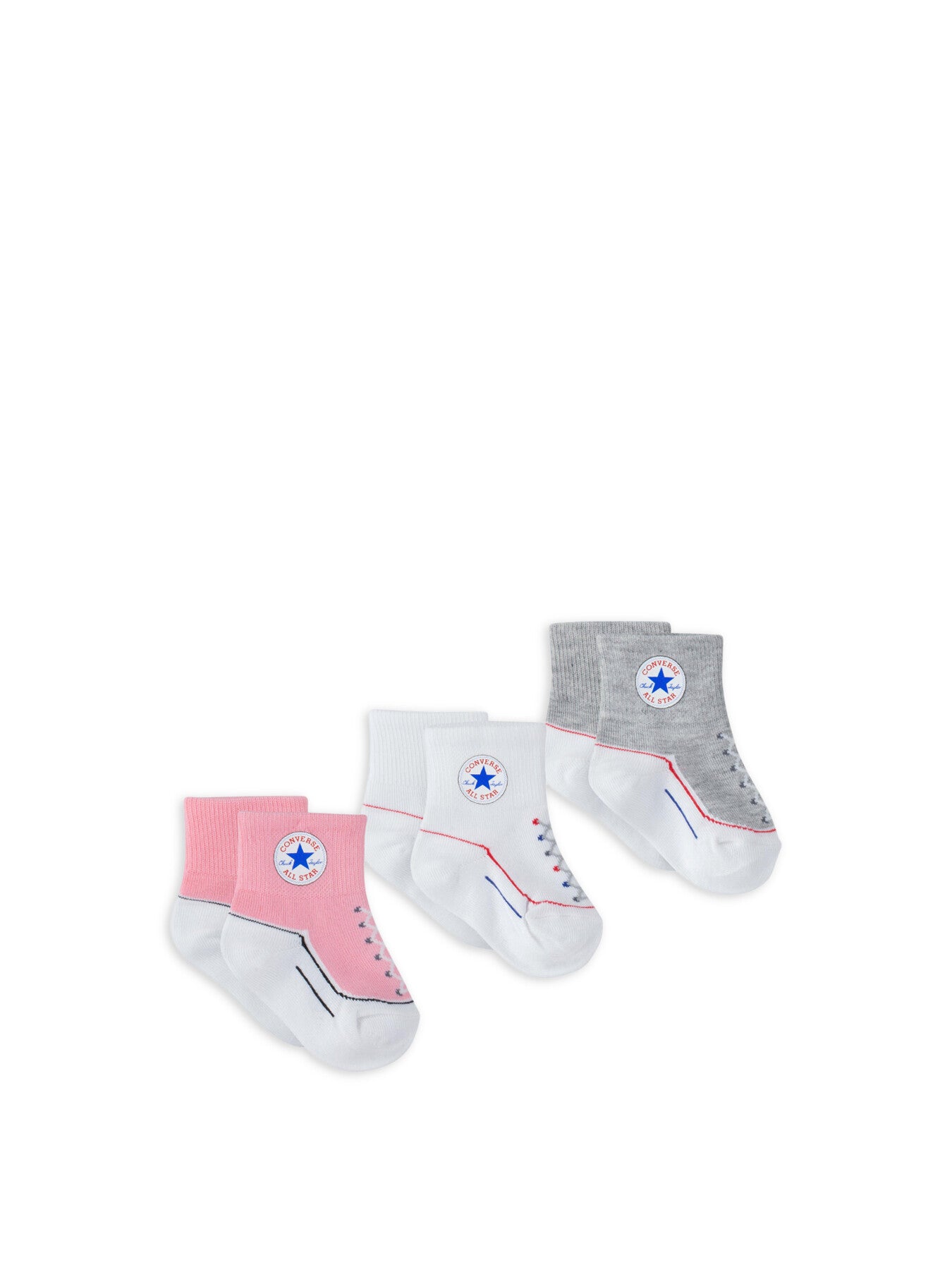 Baby CHN Striated Socks (3 Pack)