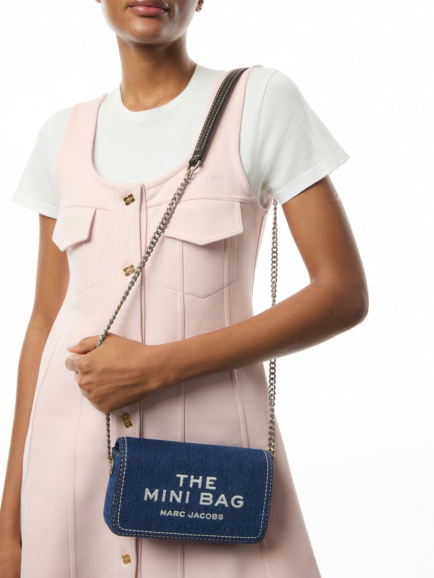 The Denim Chain Mini Bag