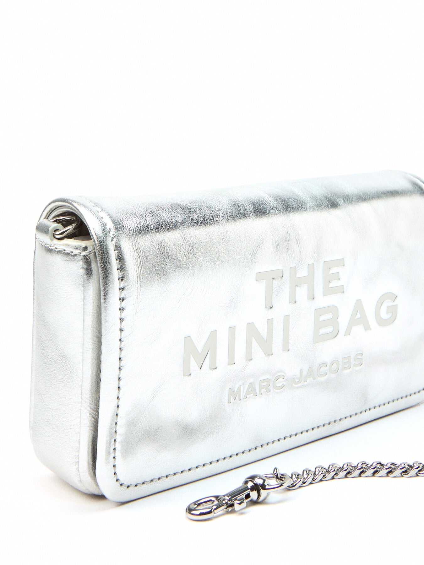 The Metallic Leather Chain Mini Bag