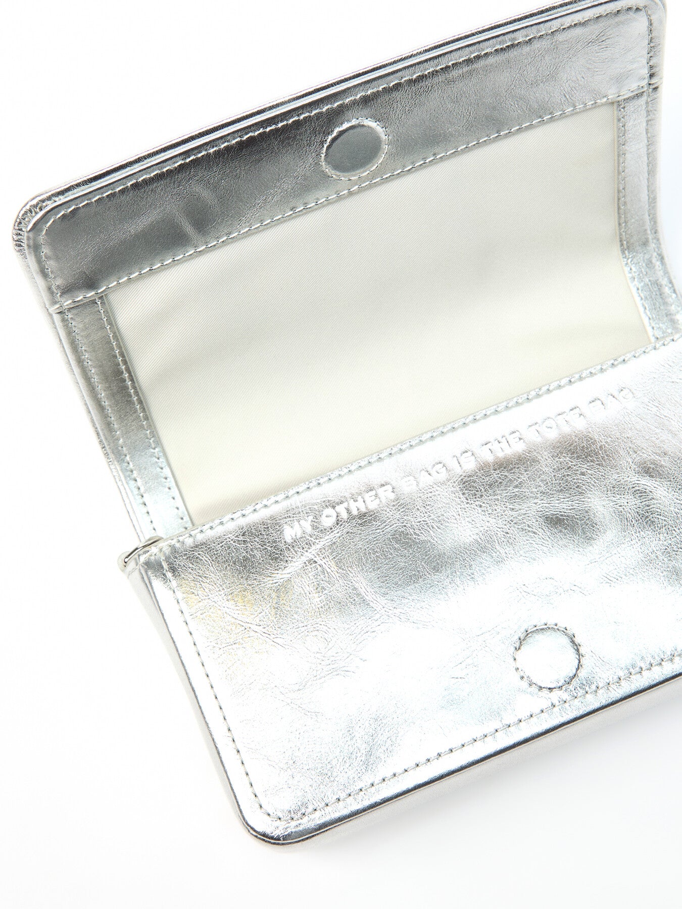 The Metallic Leather Chain Mini Bag