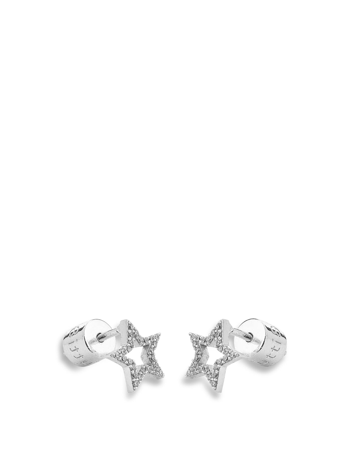 Pave Star Earrings
