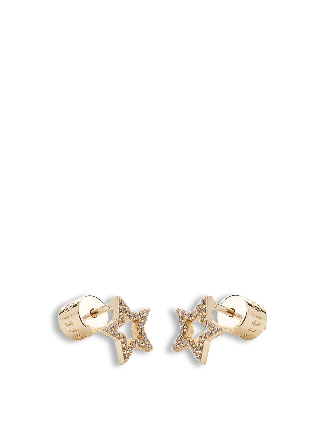 Pave Star Earrings