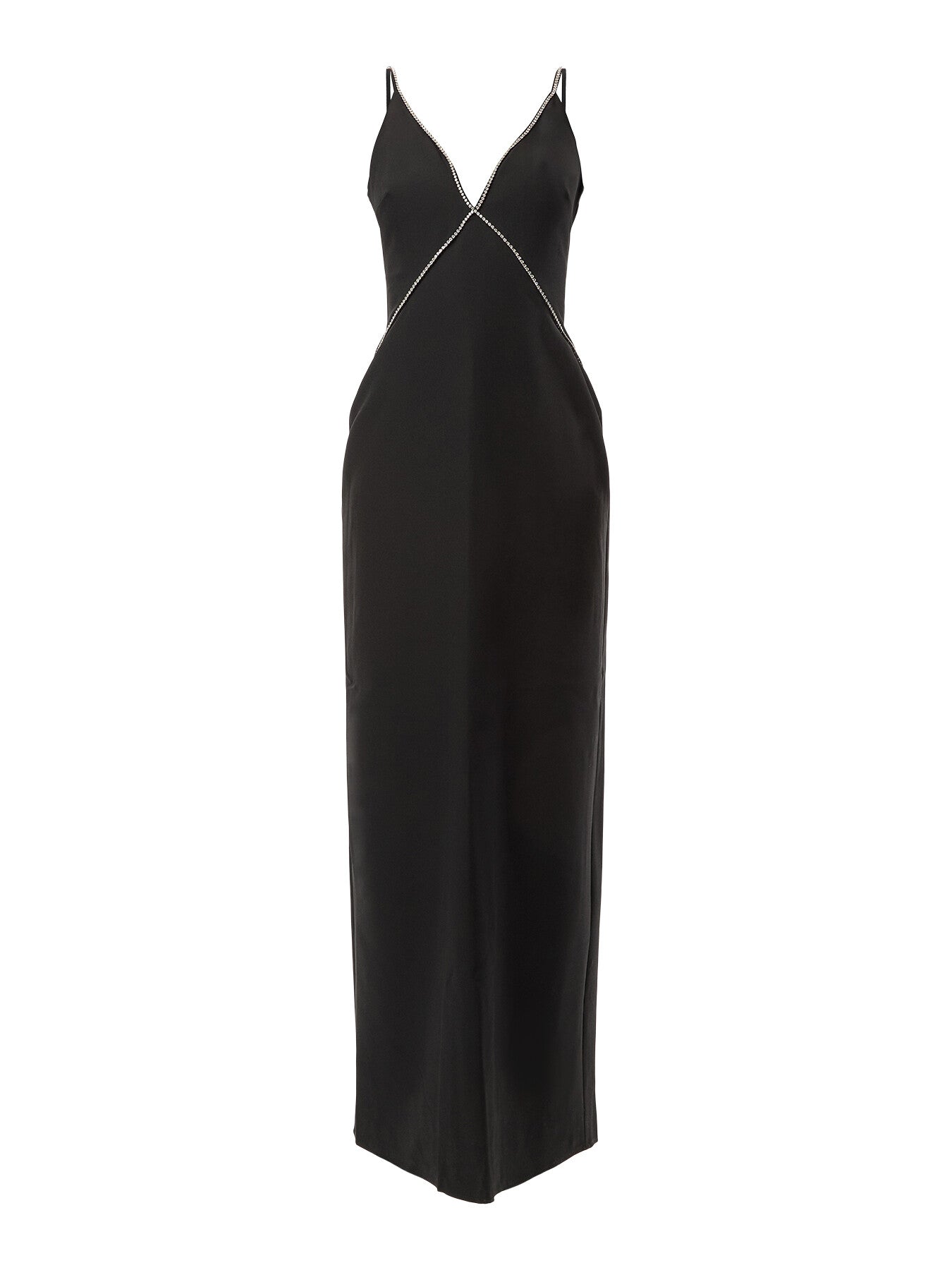 Val Plunge Embellished Maxi Dress