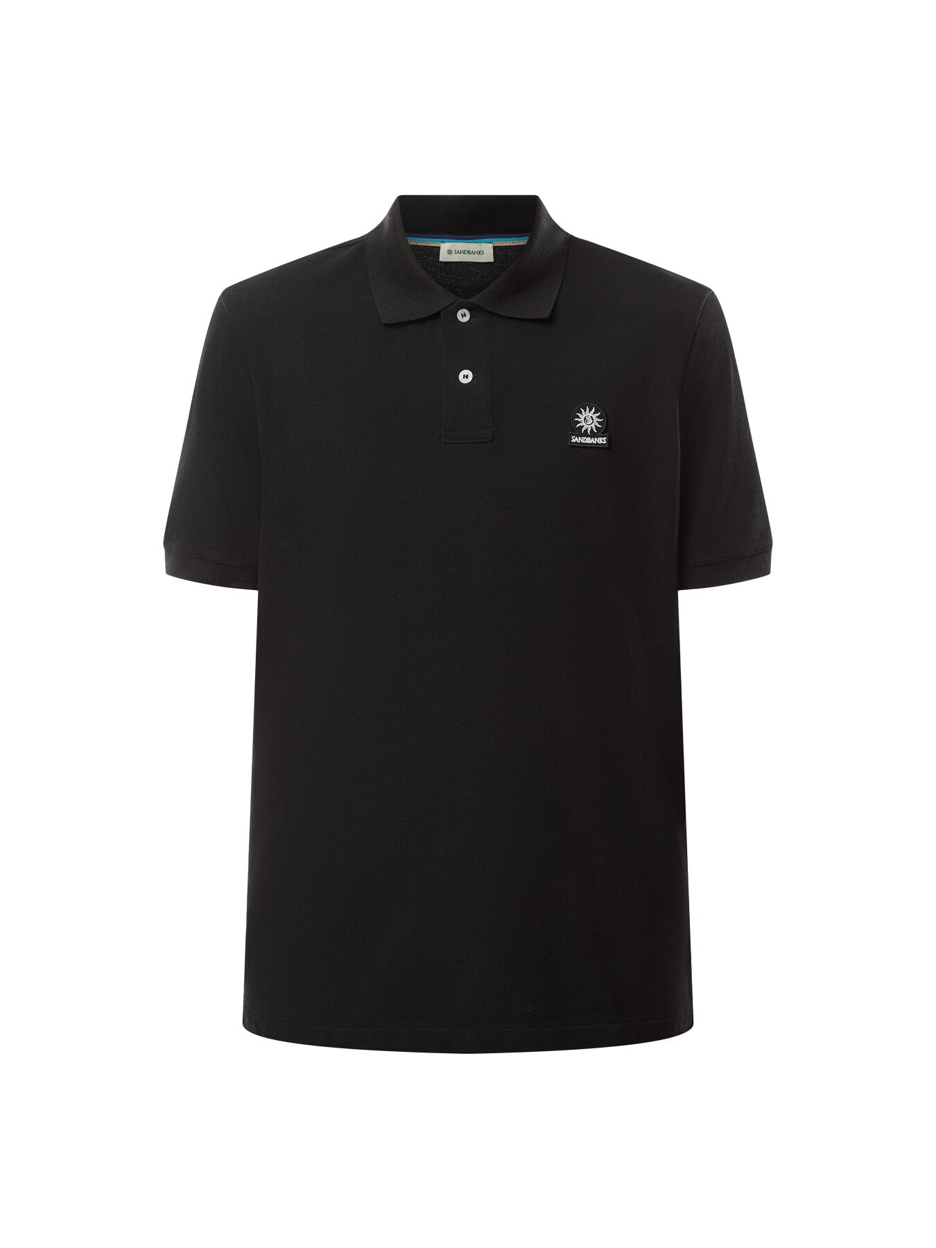Badge Logo Long Sleeve Polo Shirt