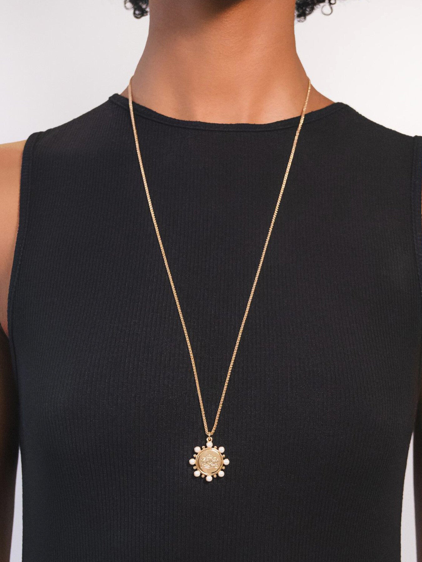 Adjustable Coin Pendant Necklace