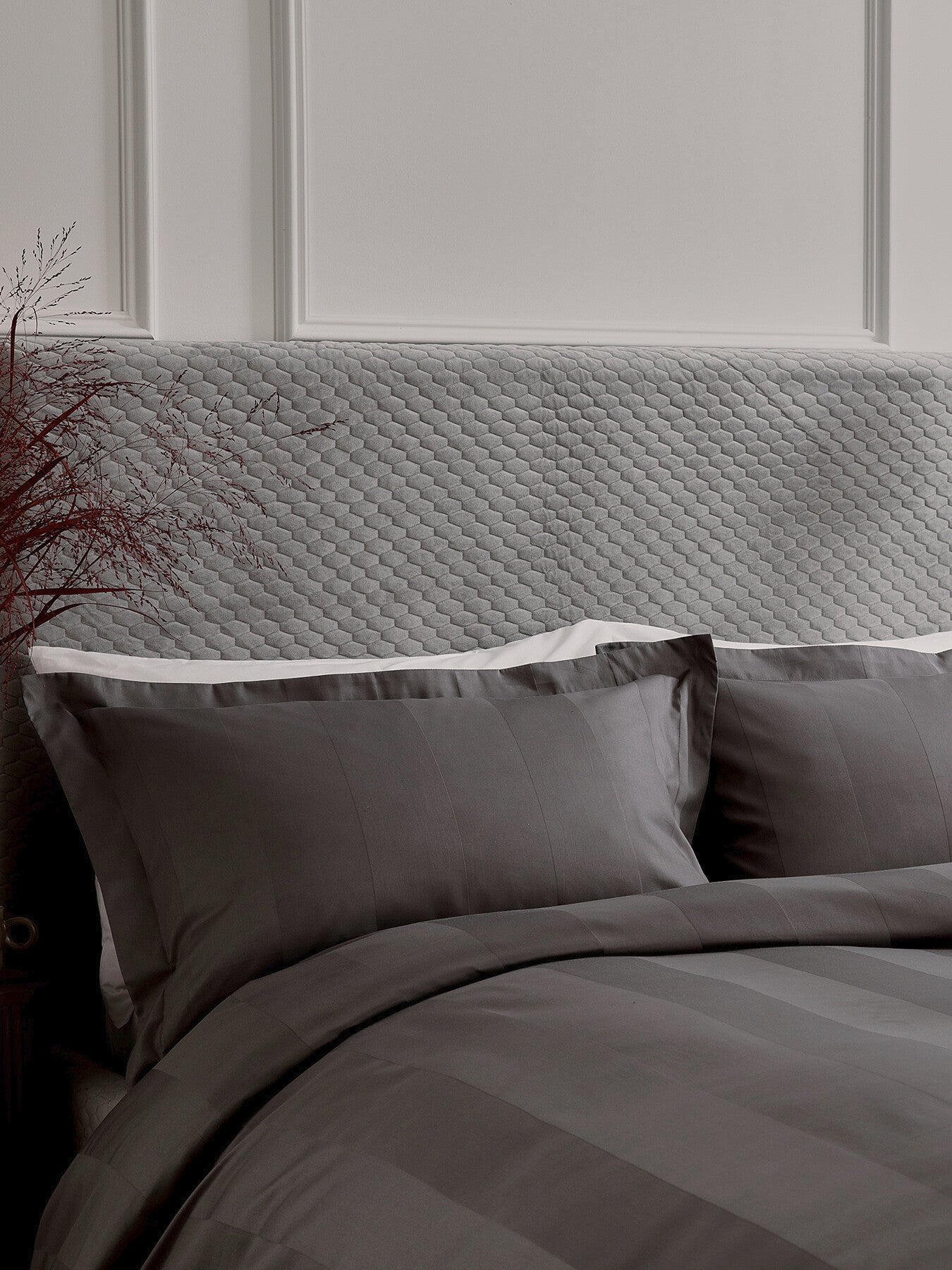 Serra Dobby Stripe Cover Set
