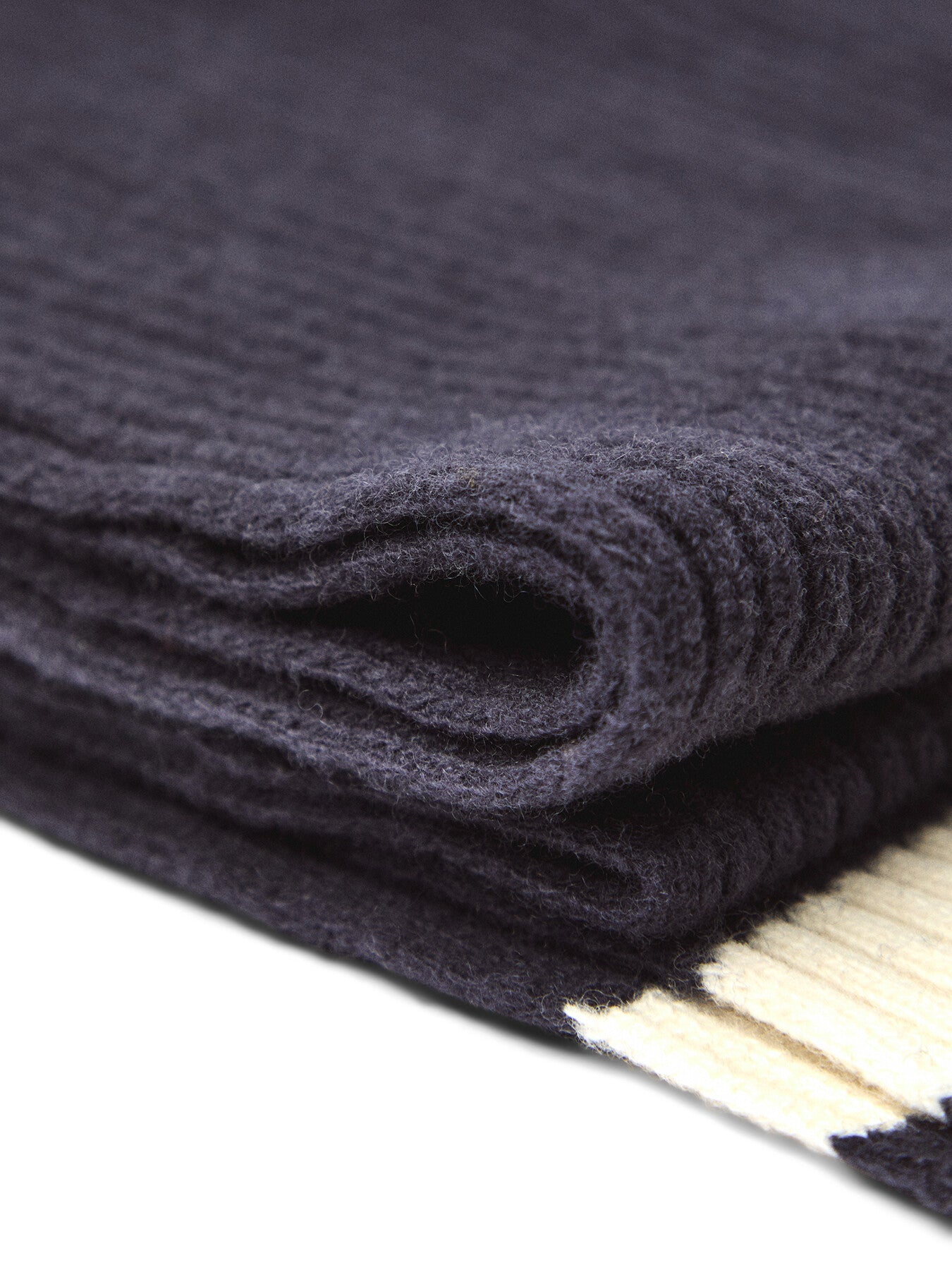 Ribbed Wool Scarf