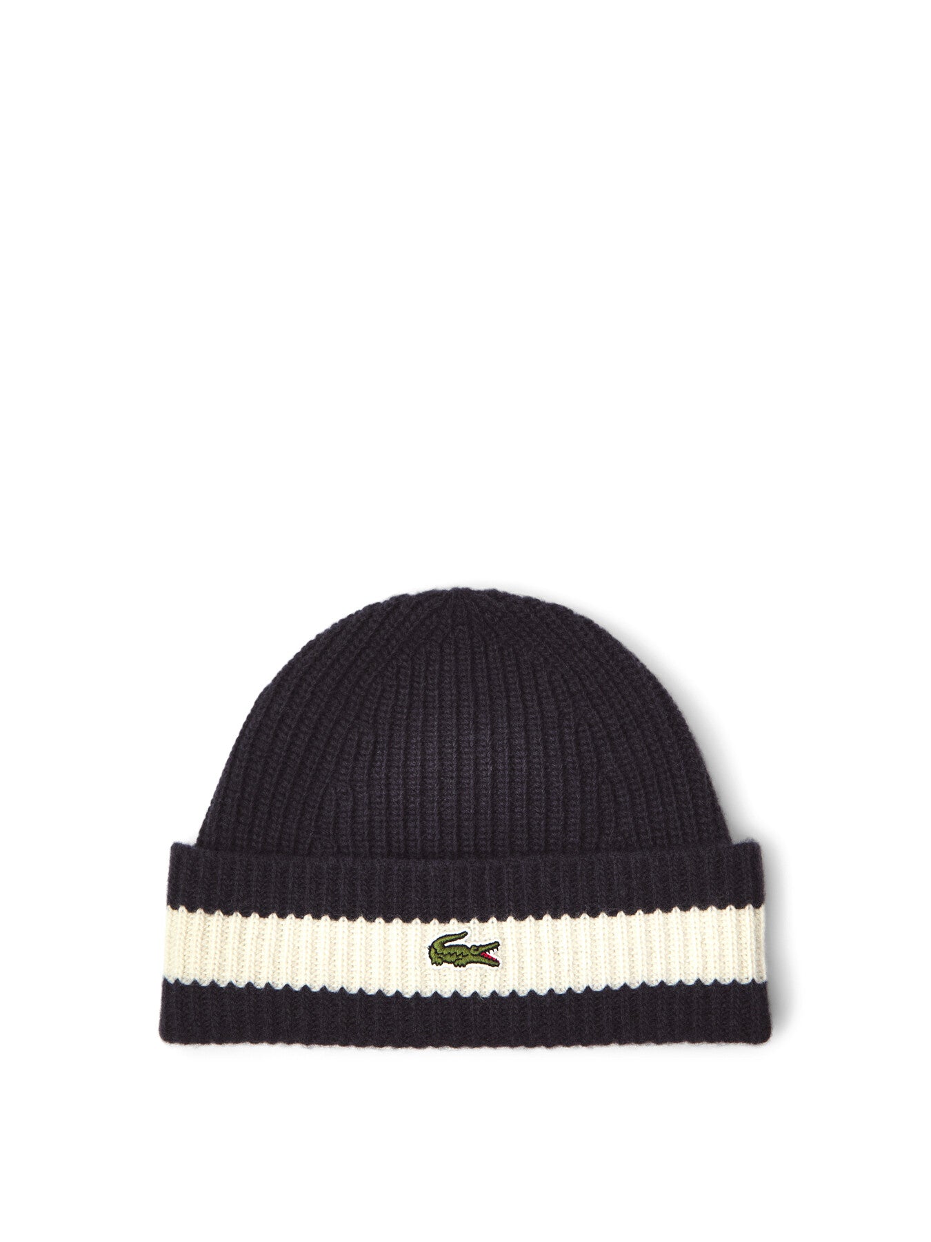 Ribbed Carded Wool Beanie Hat