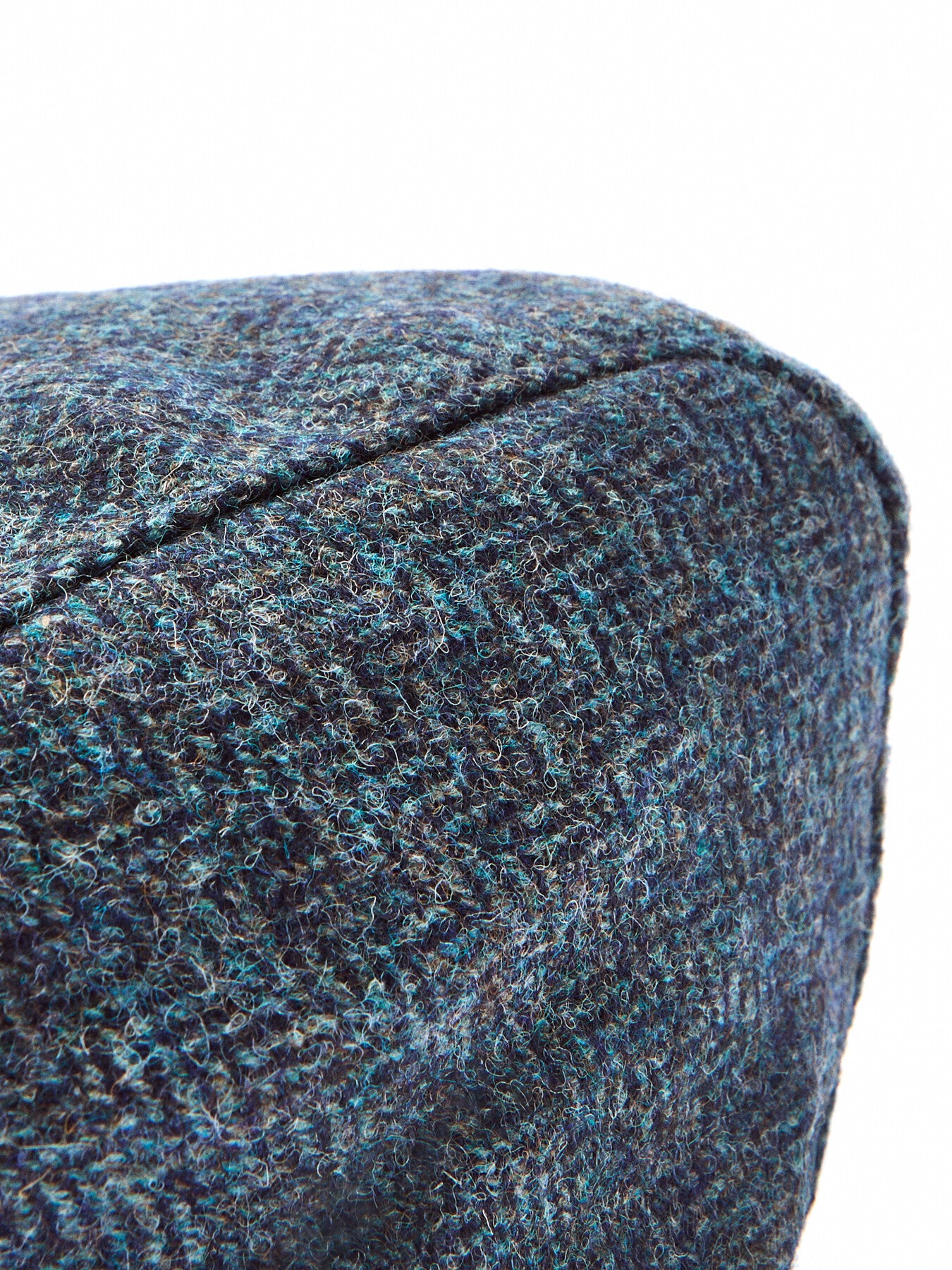 Abraham Moon Herringbone Tweed Newsboy Cap