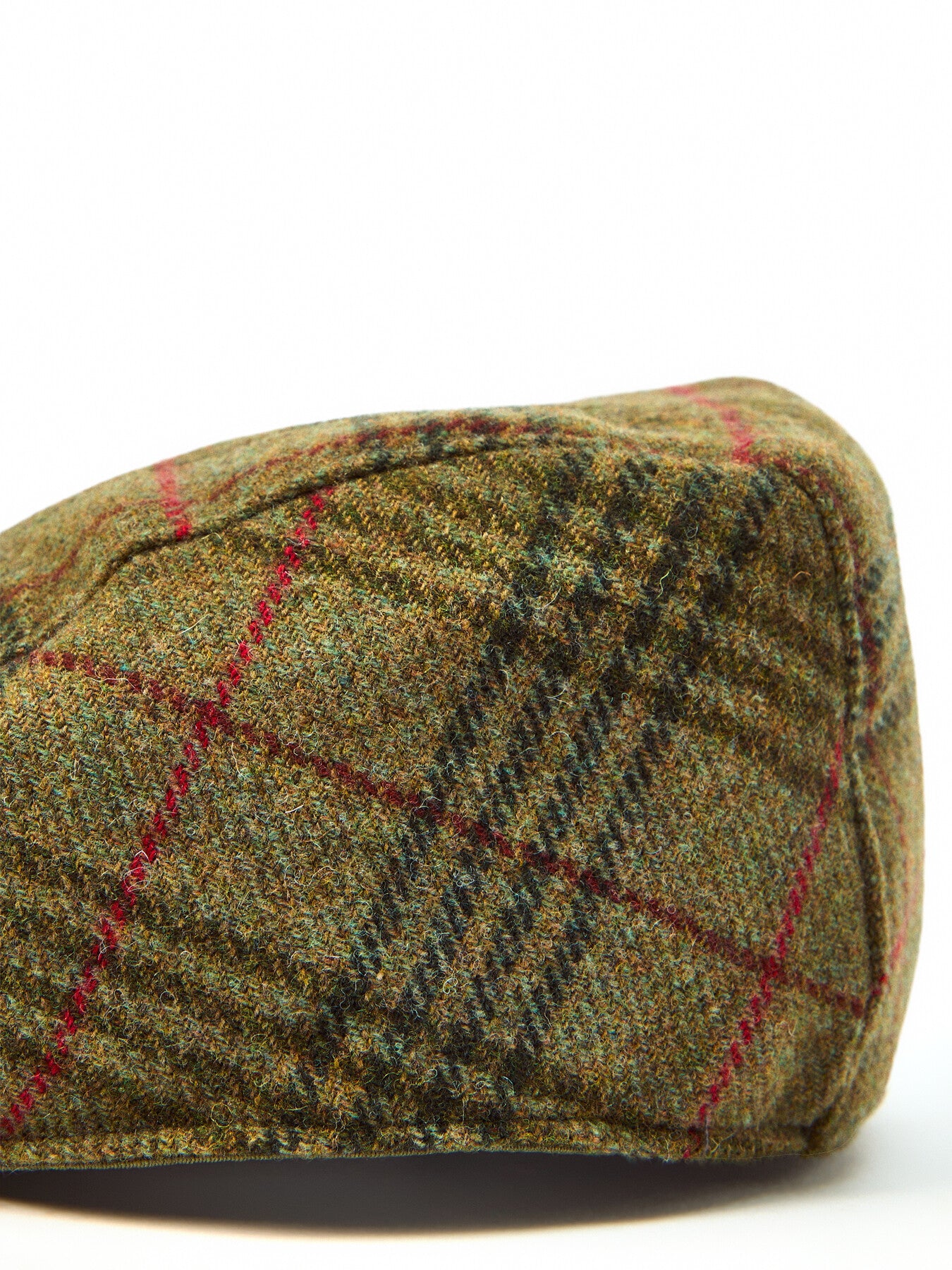 Abraham Moon Herringbone Tweed Newsboy Cap