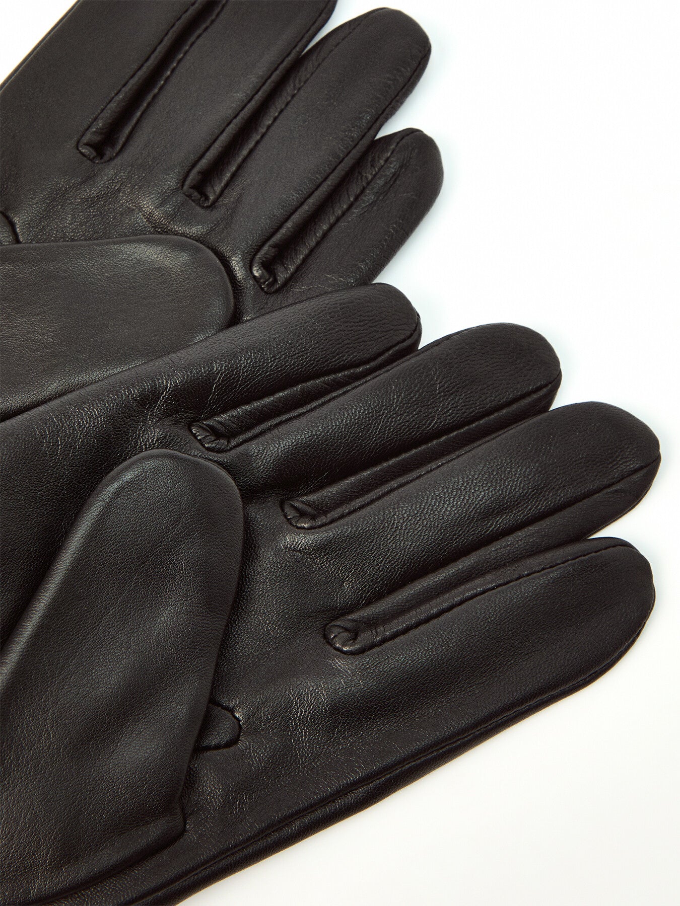 Touchscreen Single-Point Leather and Sheepskin Gloves
